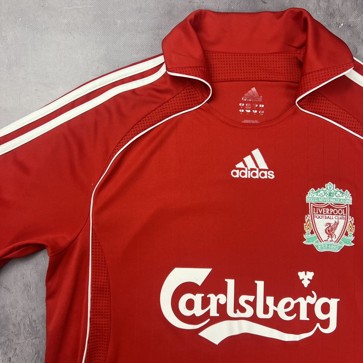 Adidas Rare! Sissoko 22 Liverpool Adidas Soccer Jersey Shirt 00s Size US S / EU 44-46 / 1 - 14 Thumbnail