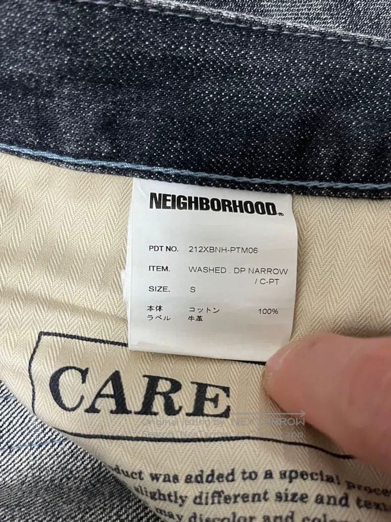Neighborhood Neighborhood size S Straight Leg Denim Jeans Size US 27 - 7 Thumbnail