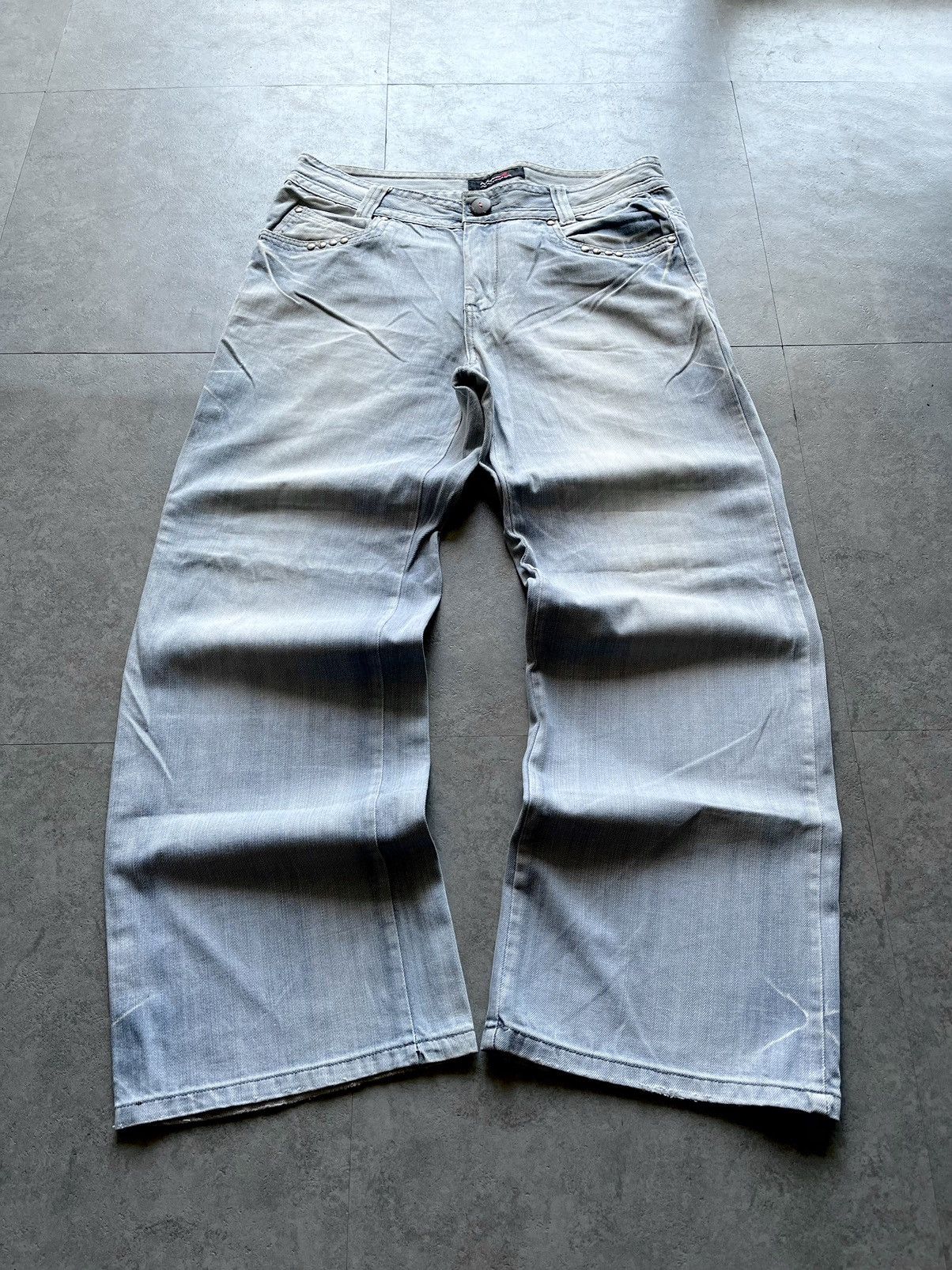 Japanese Brand Six Shooter PRELUDE Baggy Flared Denim | Grailed