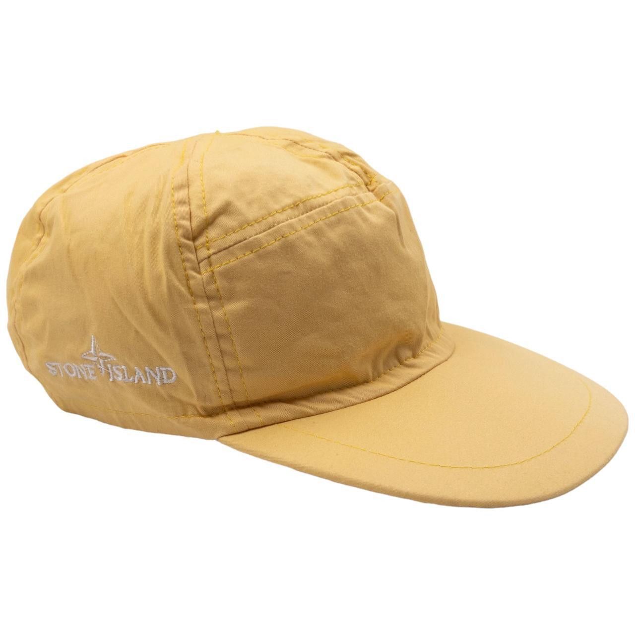 Stone Island Vintage Stone Island Yellow Elasticated Cap Size ONE SIZE - 1 Thumbnail