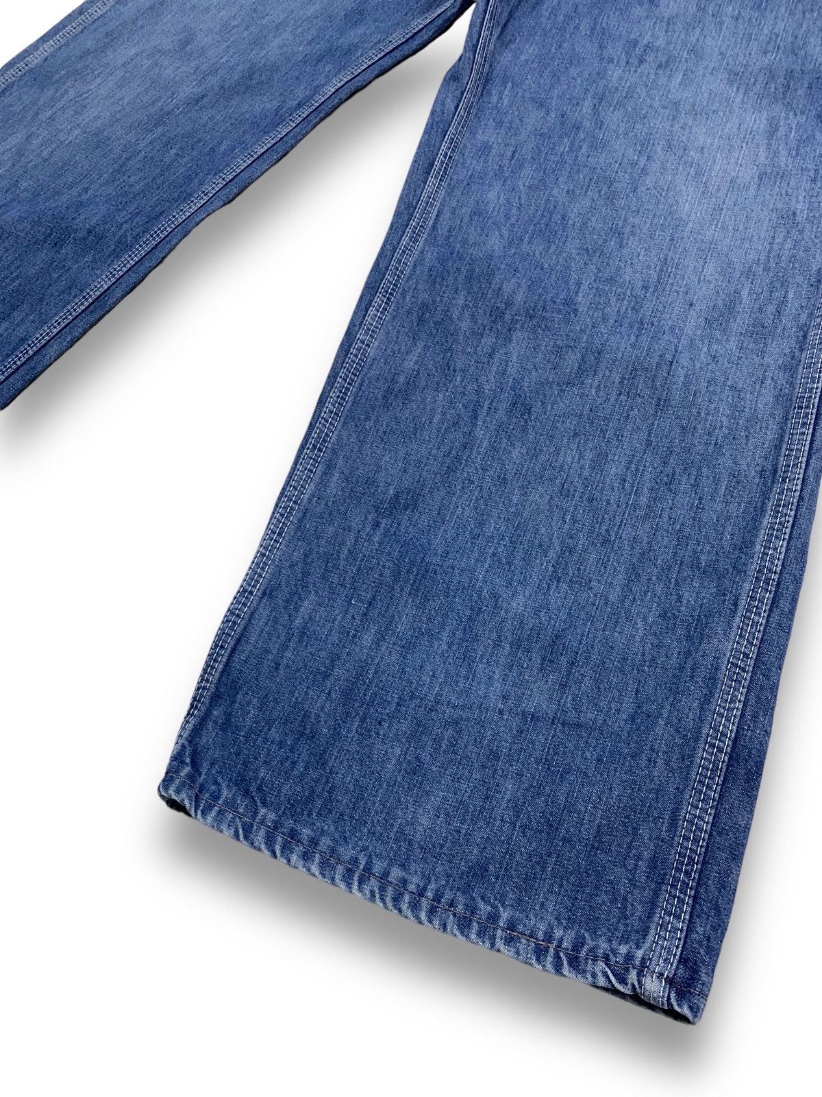 Big Mac Vintage 70s Big Mac Classic Baggy Carpenter Denim Overalls Size US 37 - 15 Thumbnail