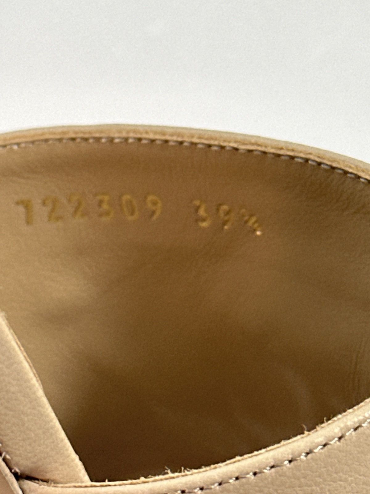 Balenciaga 💯- New Authentic Balenciaga Beige Groupie Leather Heels Size US 9 / IT 39 - 15 Thumbnail