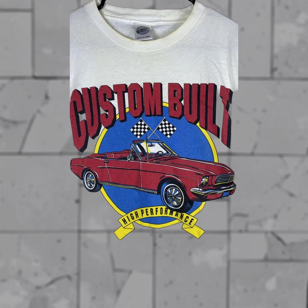 Vintage VINTAGE Silkworm Shirt Mens XL White Custom Built Car Graphic Tee T-Shirt Racing Top Size US XL / EU 56 / 4 - 1 Thumbnail