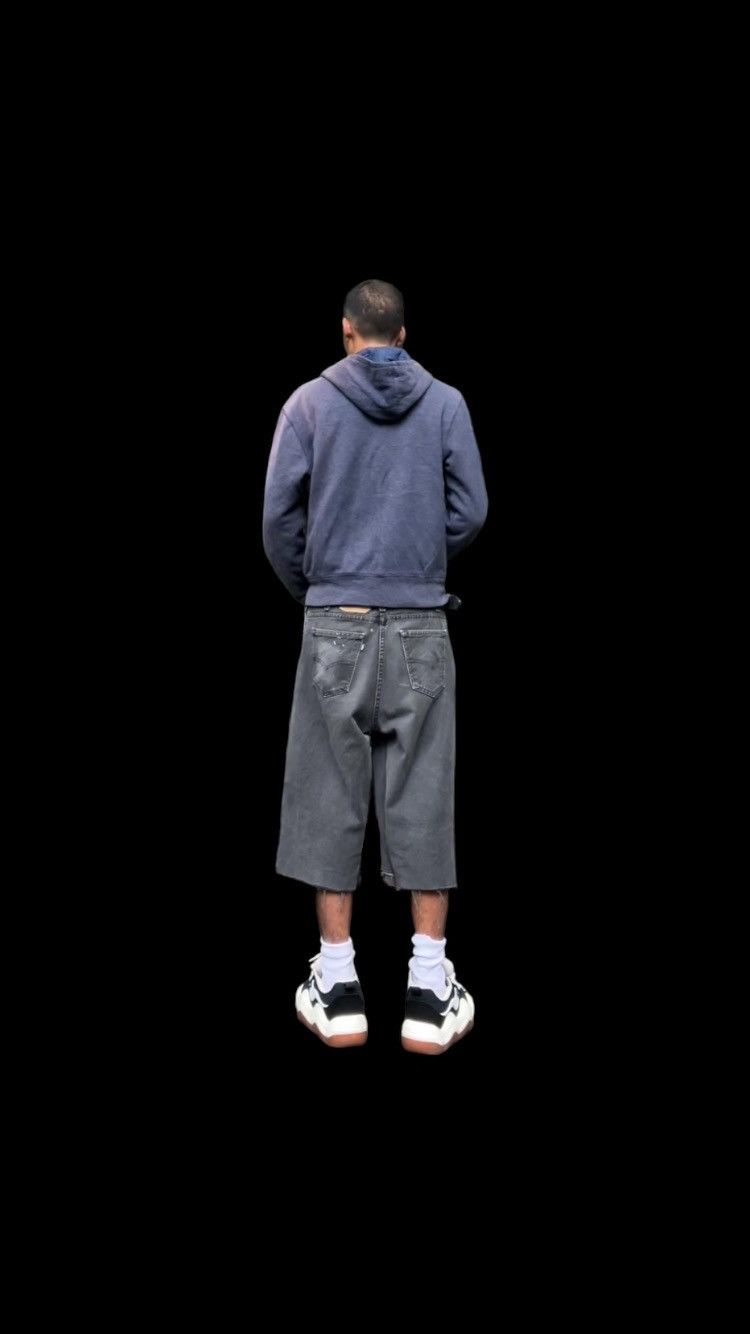 Levi's Made & Crafted × Vintage Custom short . (Vintage Levi’s 550 black tap.)🧛🏾‍♂️🦇 Made in USA Size US 33 - 8 Thumbnail