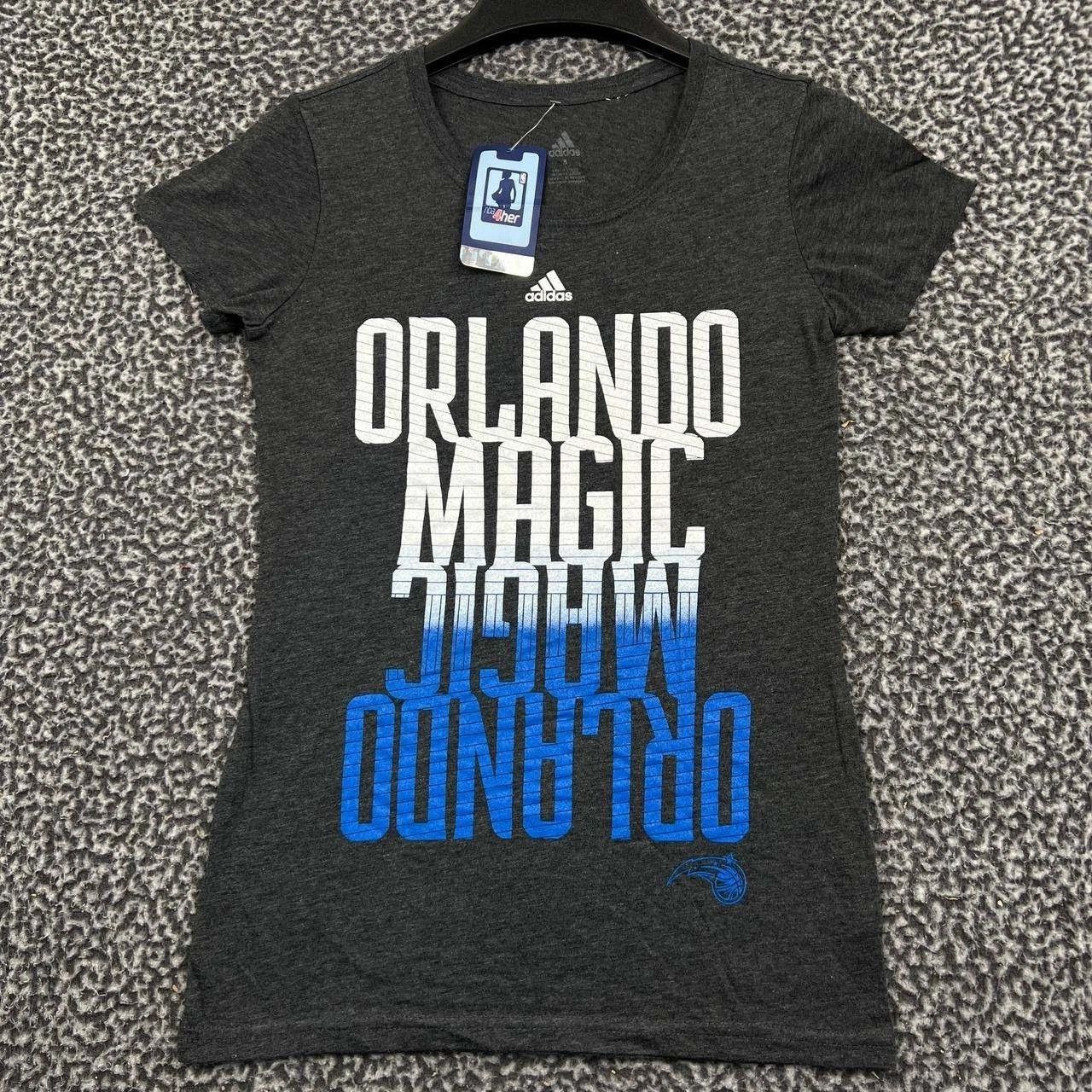 Adidas Orlando Magic Shirt Women Gray Adidas NBA Crew Neck New S Size S / US 4 / IT 40 - 1 Thumbnail