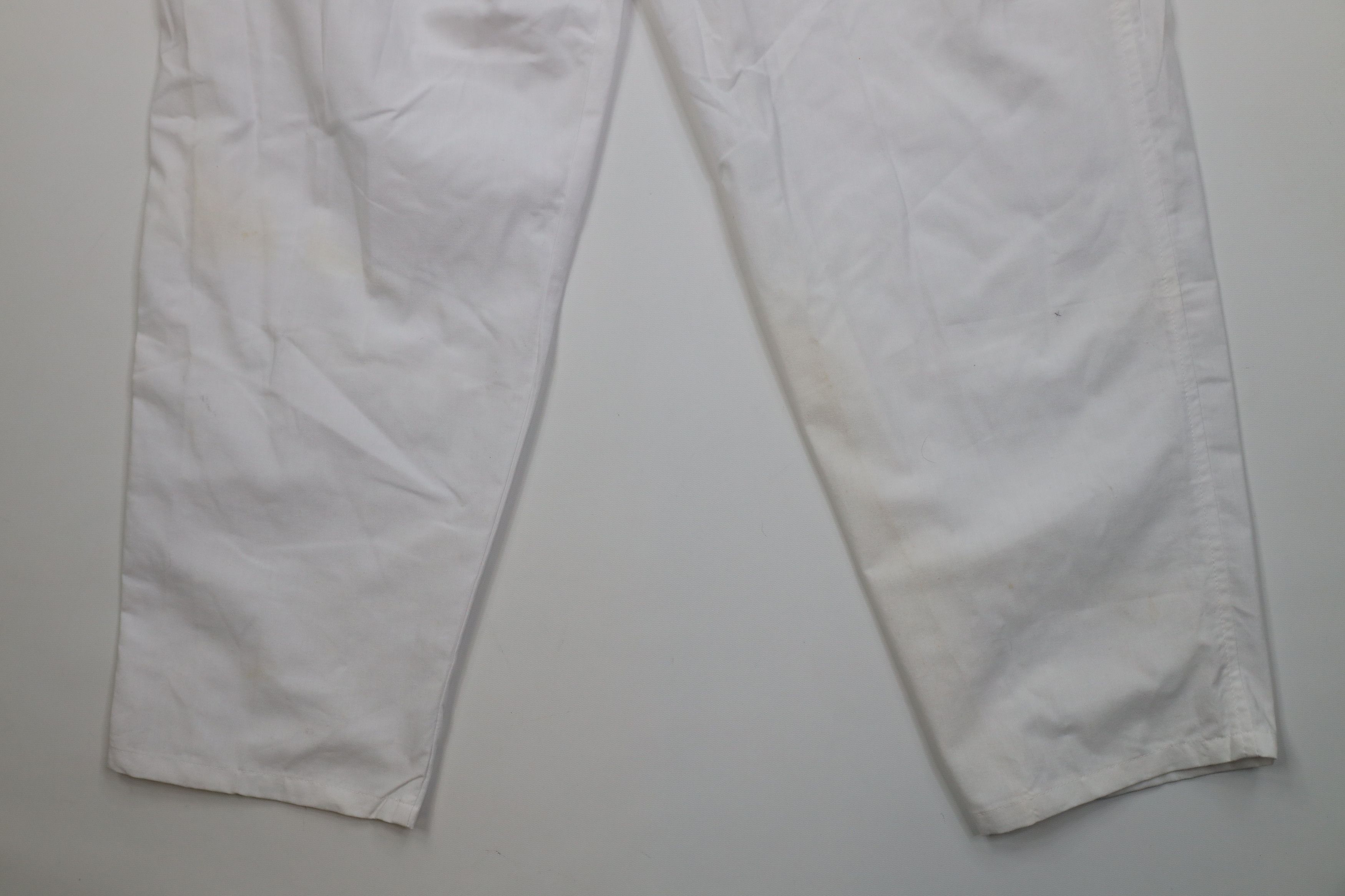 Vintage Deadstock Vintage 90s Streetwear Relaxed Fit Pants White Size 32" / US 10 / IT 46 - 14 Thumbnail