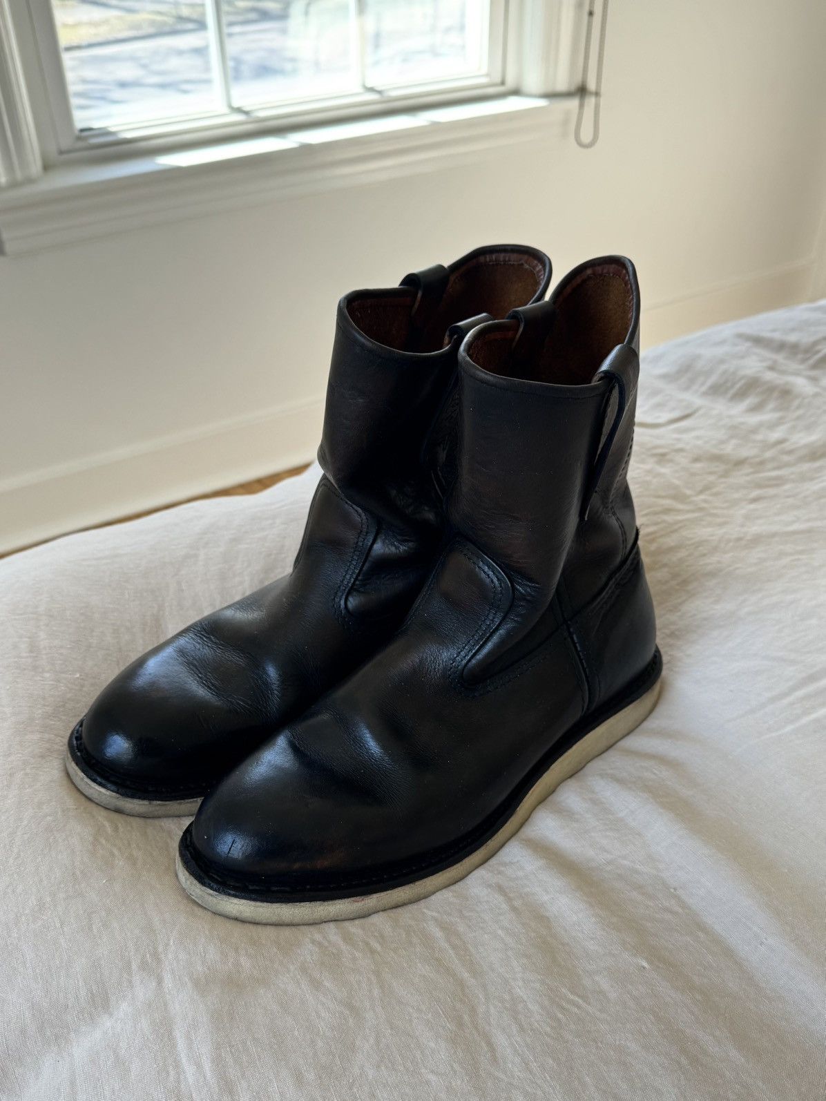 Red Wing Red Wing Pecos 866 DISCONTINUED Boots Men's 8.5 D Black Size US 8.5 / EU 41-42 - 8 Thumbnail