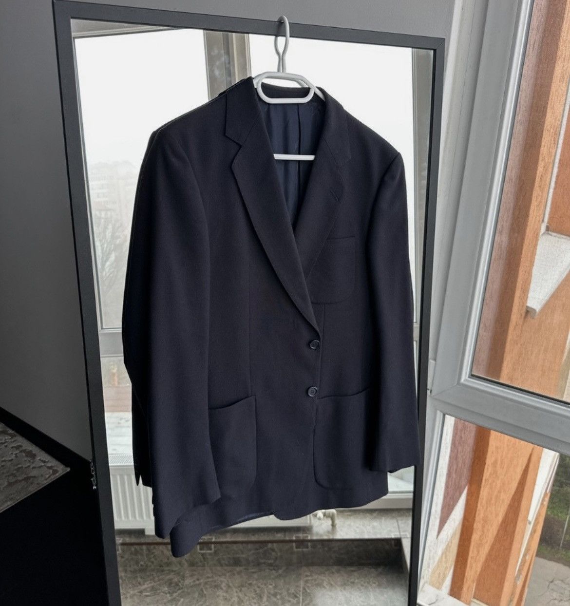 Burberry Burberrys Vintage Blazer Classic Mens Tailored Jacket 80s Size US L / EU 52-54 / 3 - 1 Thumbnail