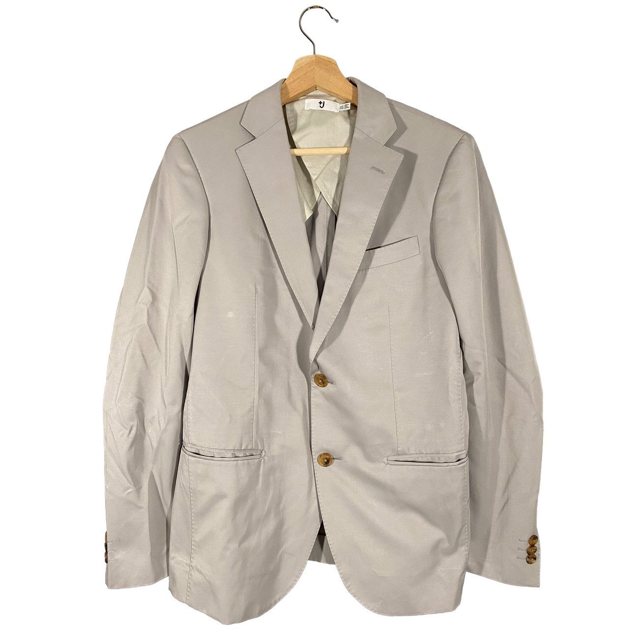 Jil Sander x Uniqlo +J Single breasted tapering blazer white