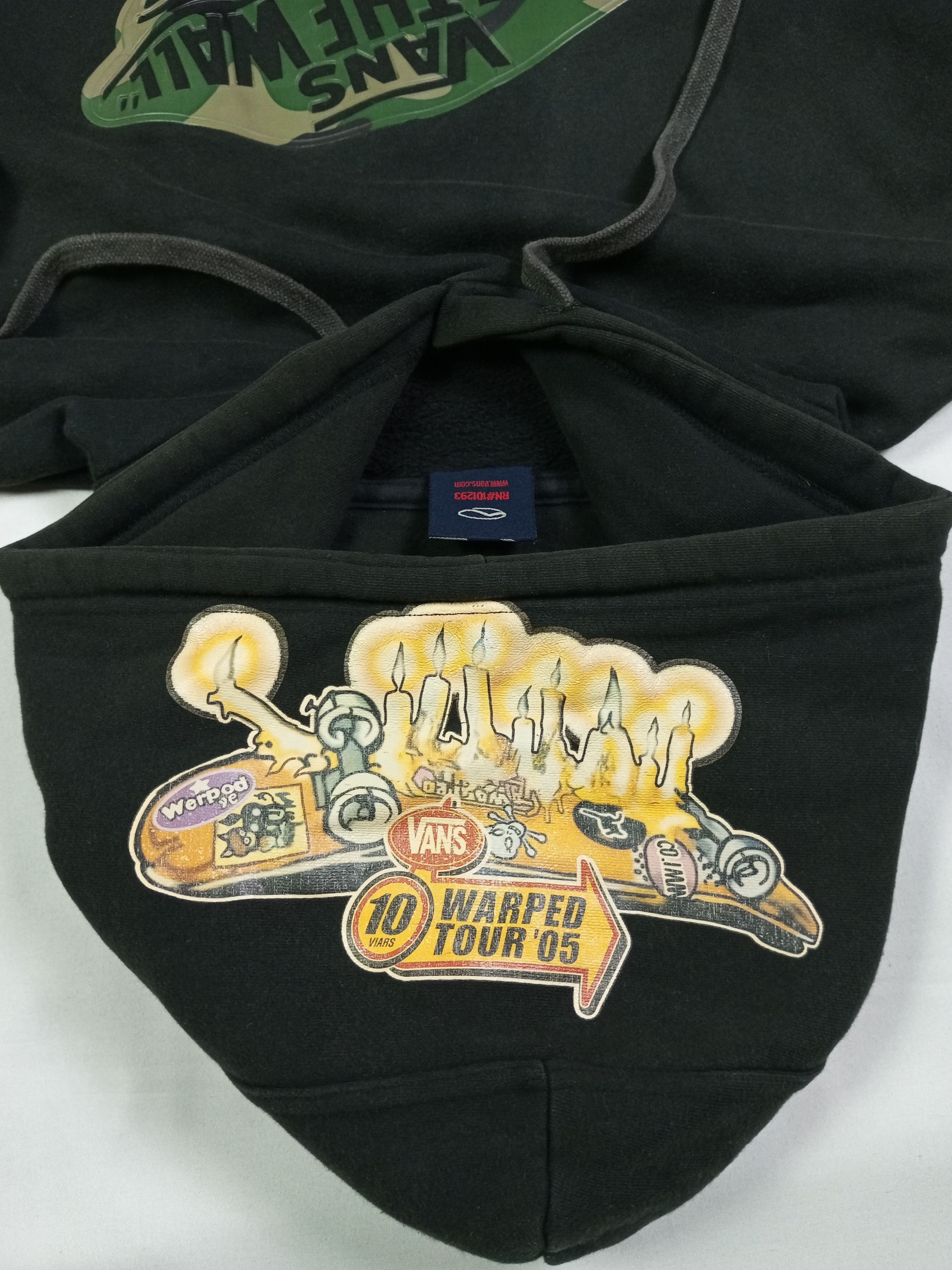 Vans × Vintage Vintage Vans Warped Tour 2005 pullover hoodies size M Size US M / EU 48-50 / 2 - 12 Thumbnail