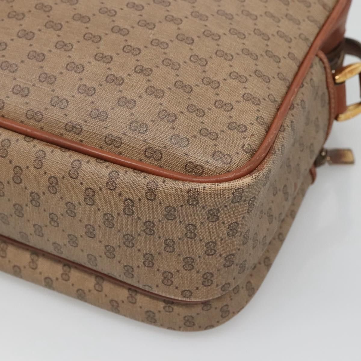 Gucci GUCCI Micro GG Supreme Shoulder Bag Pvc Beige Gold 001 115 Size ONE SIZE - 12 Thumbnail