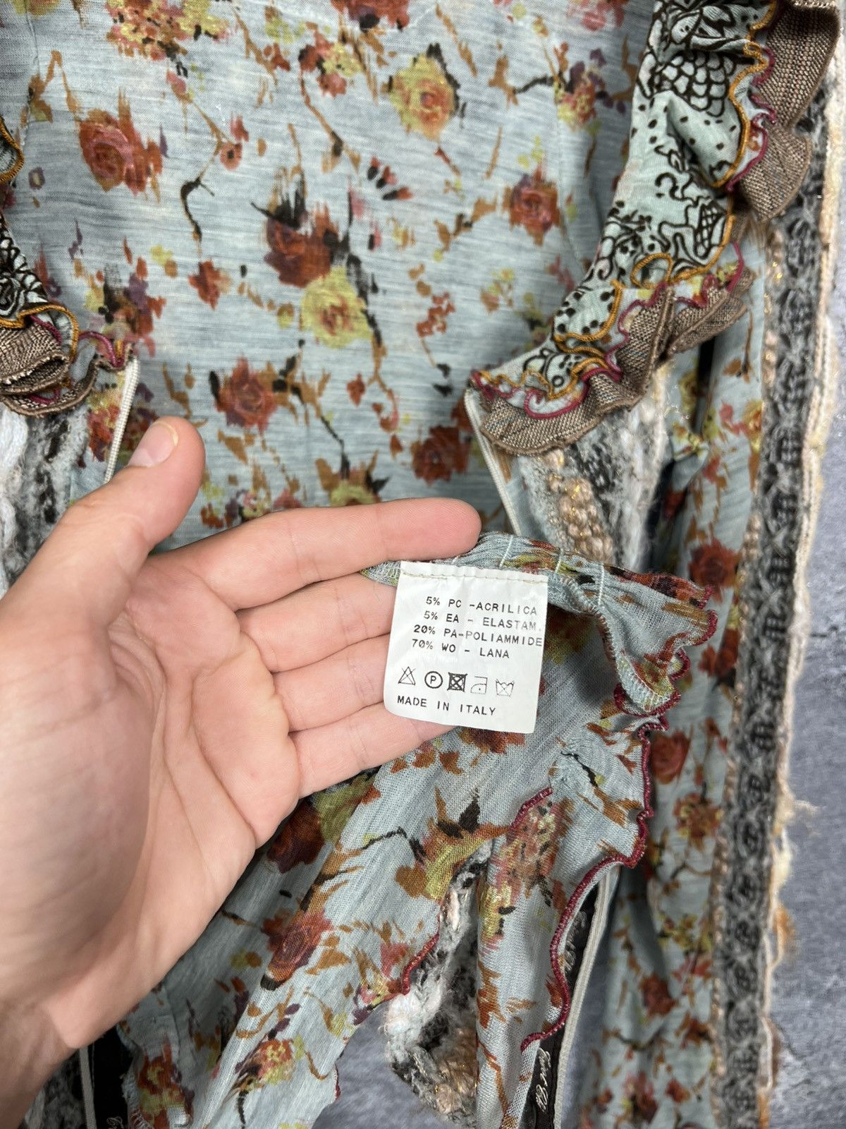 Vintage Vintage Tricot Chic Avant Garde Save the Queen Style Blouses Size L / US 10 / IT 46 - 9 Thumbnail