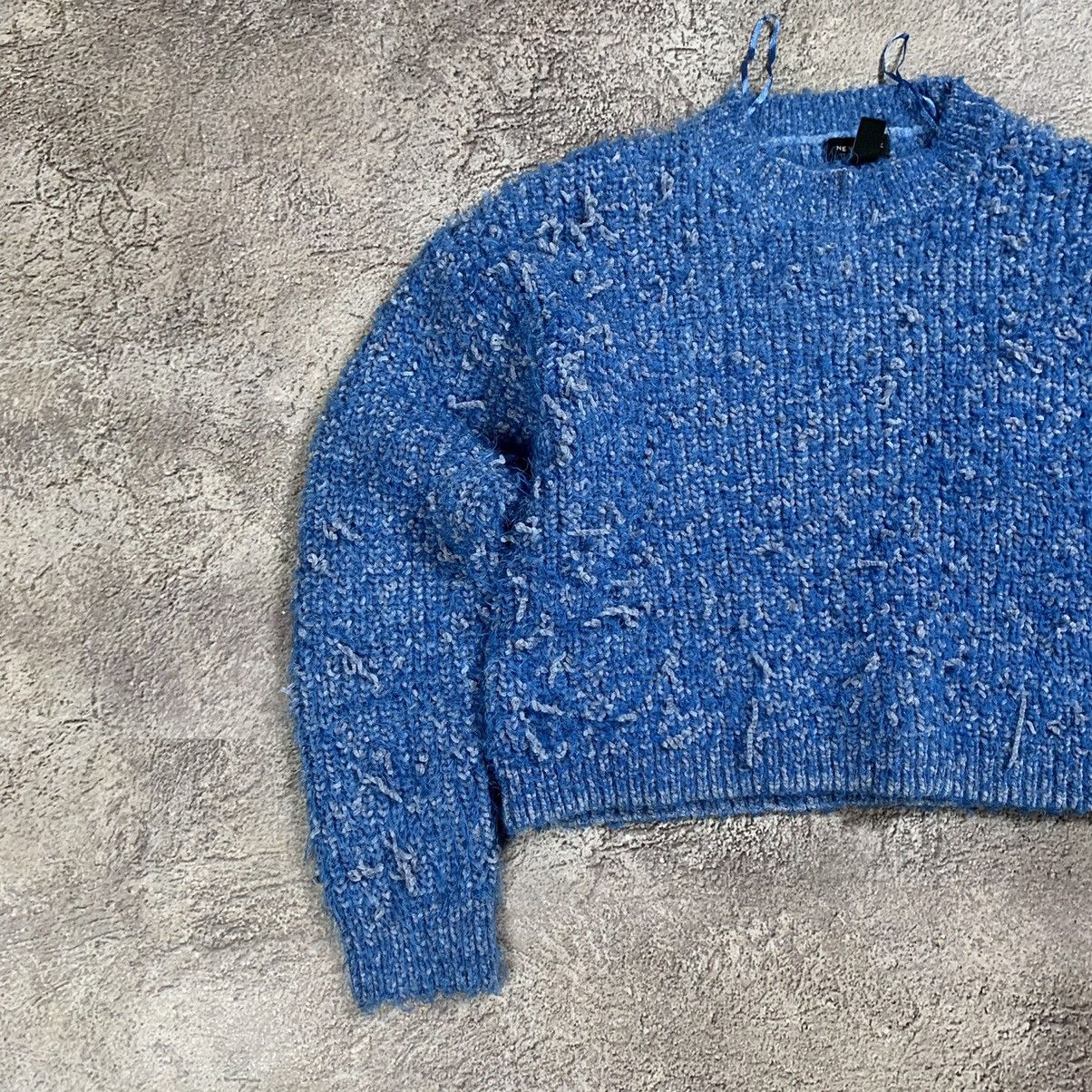 Vintage Vintage Y2K Mohair Sweater Oversized Knit Grunge Blue Logo M Size M / US 6-8 / IT 42-44 - 2 Thumbnail