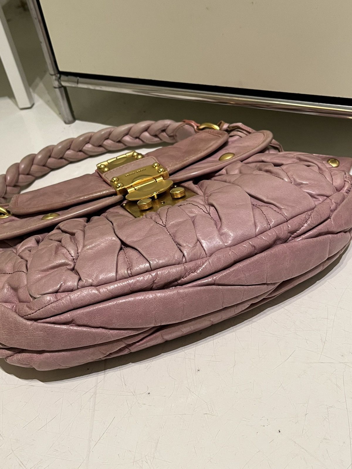 Miu Miu MIU MIU METALASSE BAG Size ONE SIZE - 8 Thumbnail