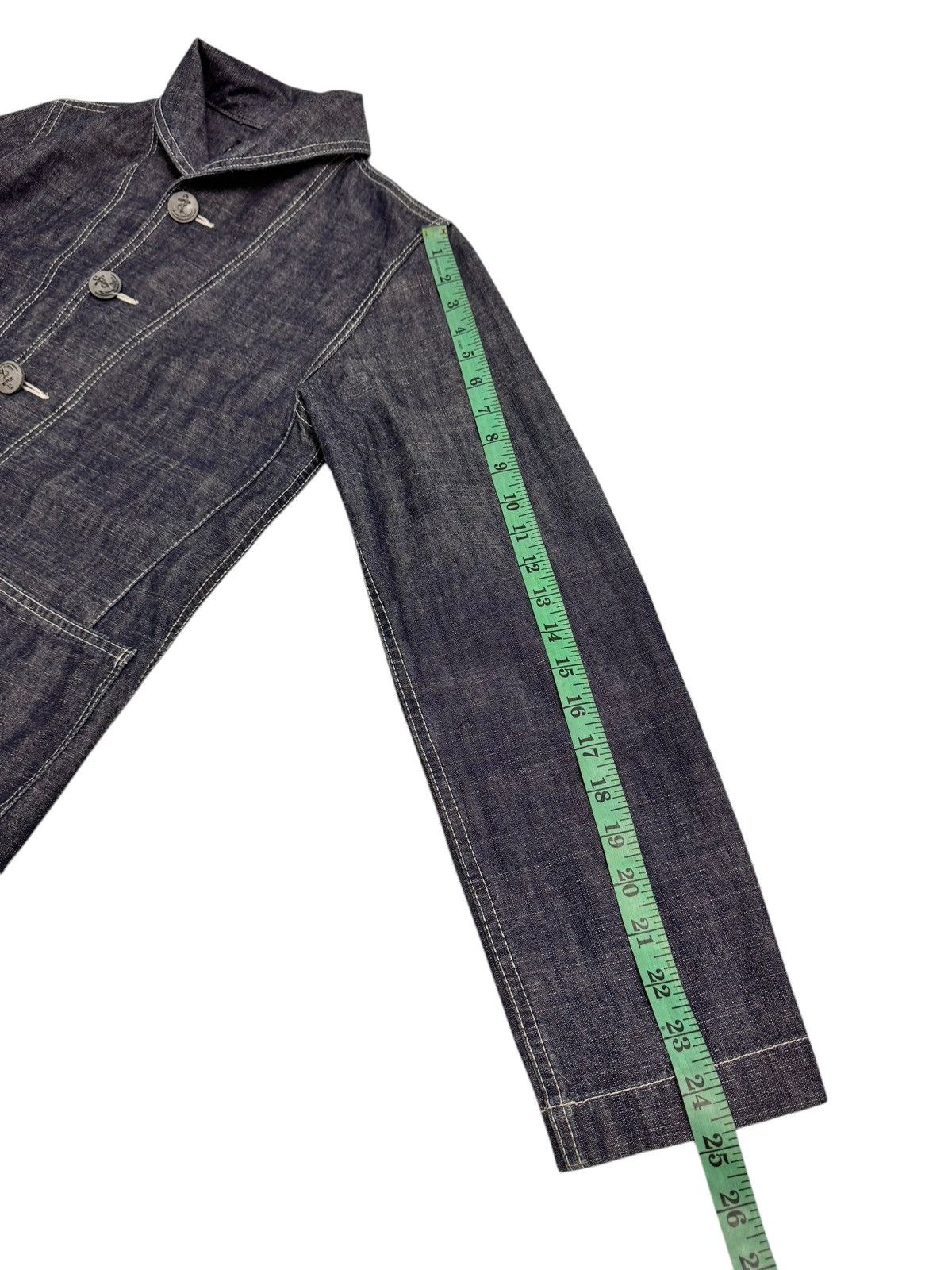 Japanese Brand Japanese Brand Usn Naval Houston Denim Jacket Size US S / EU 44-46 / 1 - 15 Thumbnail