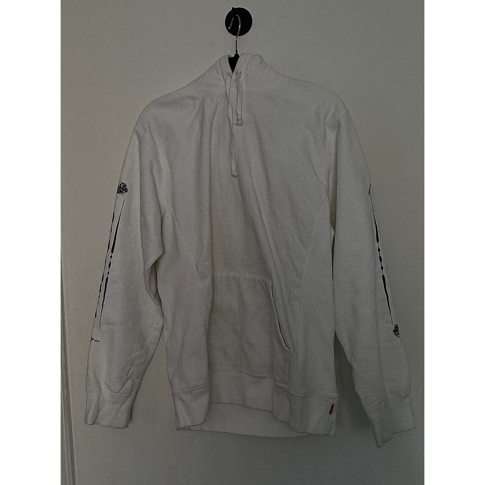 Supreme Supreme Rose White Hoodie FW16 Size US L / EU 52-54 / 3 - 1 Thumbnail