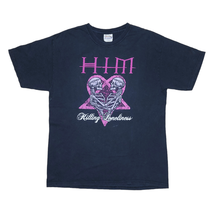 Vintage Vintage Y2K HIM Band Killing Loneliness Heartagram T-Shirt ...