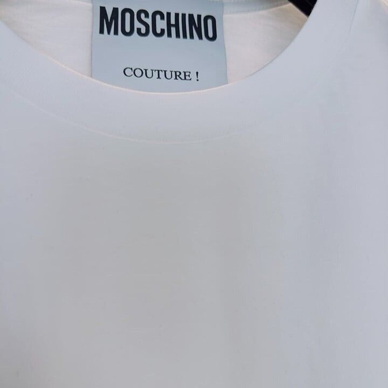 Moschino Moschino Black Logo White T Shirt Size US S / EU 44-46 / 1 - 3 Thumbnail