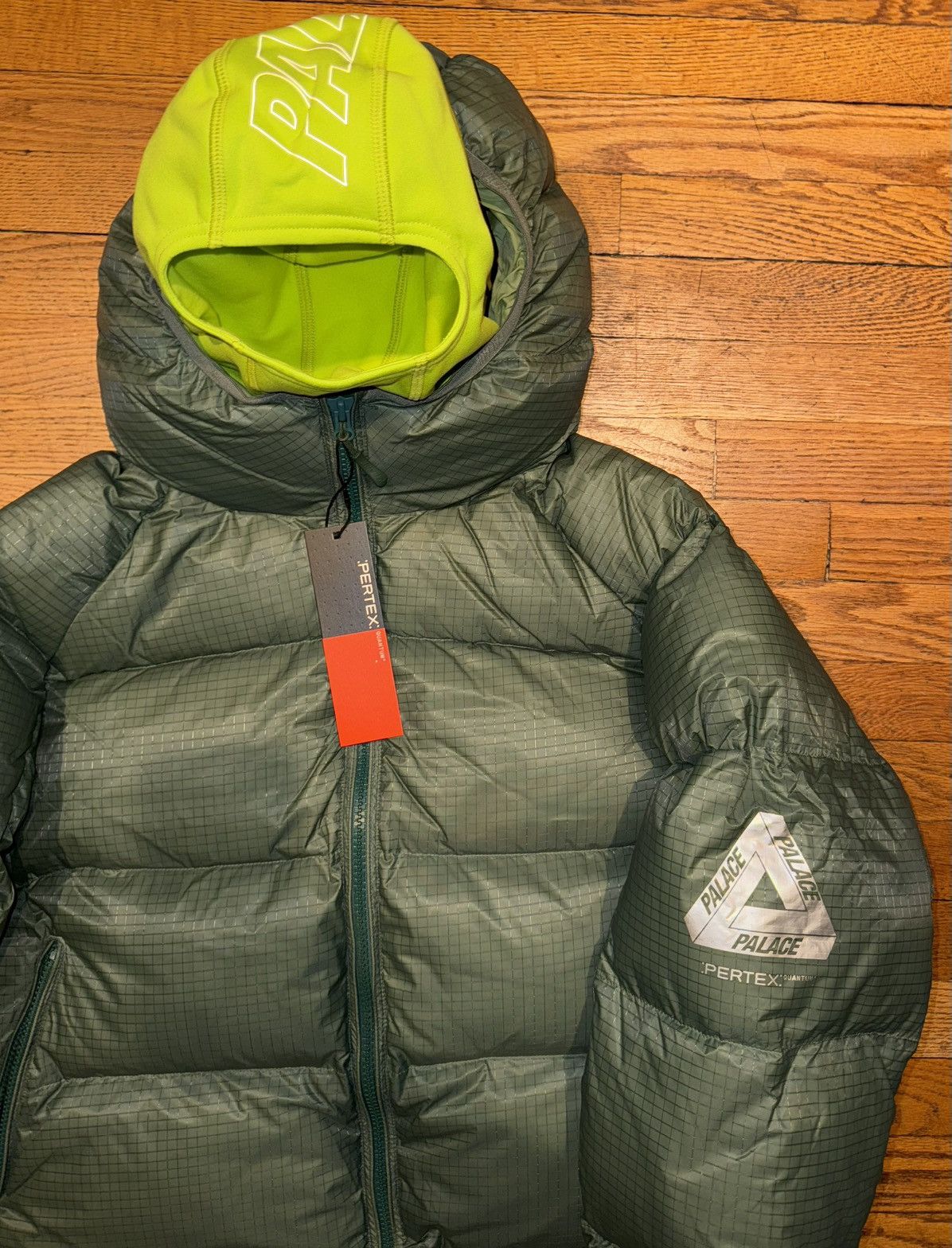 Palace Palace Pertex Balaclava Puffa Green Size US M / EU 48-50 / 2 - 3 Thumbnail