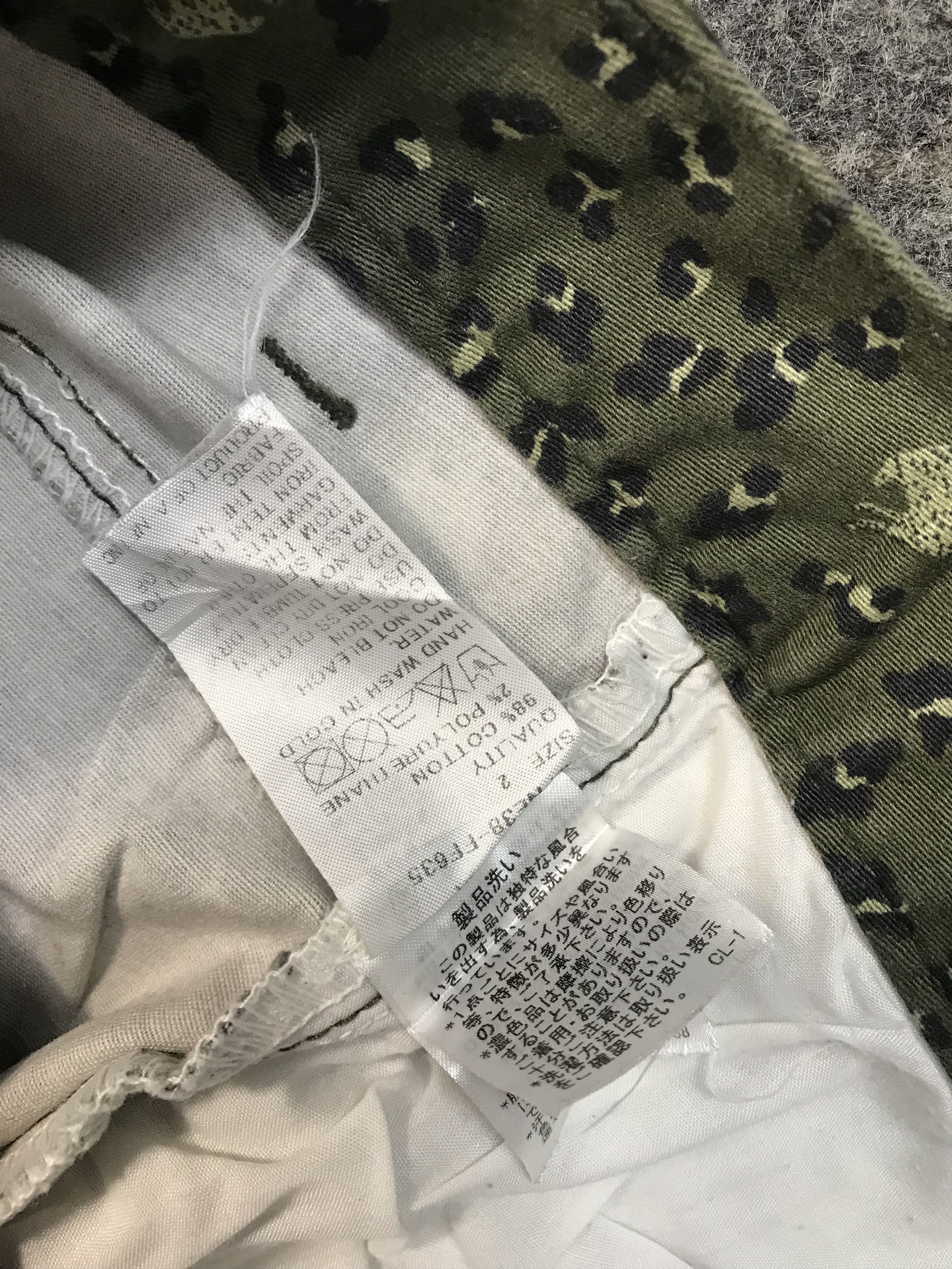 Ne-Net Ne-Net Issey Miyake Leopard Art Pant Design Denim Size 29" - 9 Thumbnail