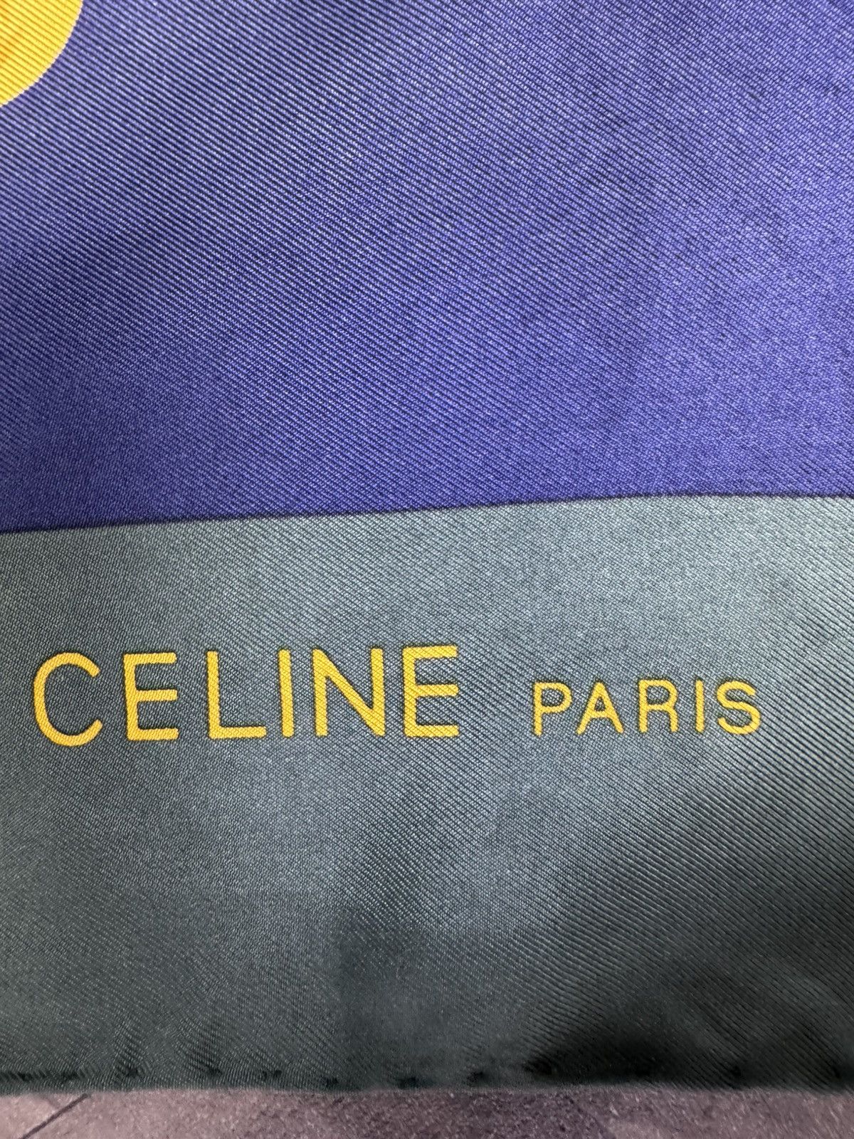 Celine Vintage 80s Celine Paris Scarf Size ONE SIZE - 8 Thumbnail