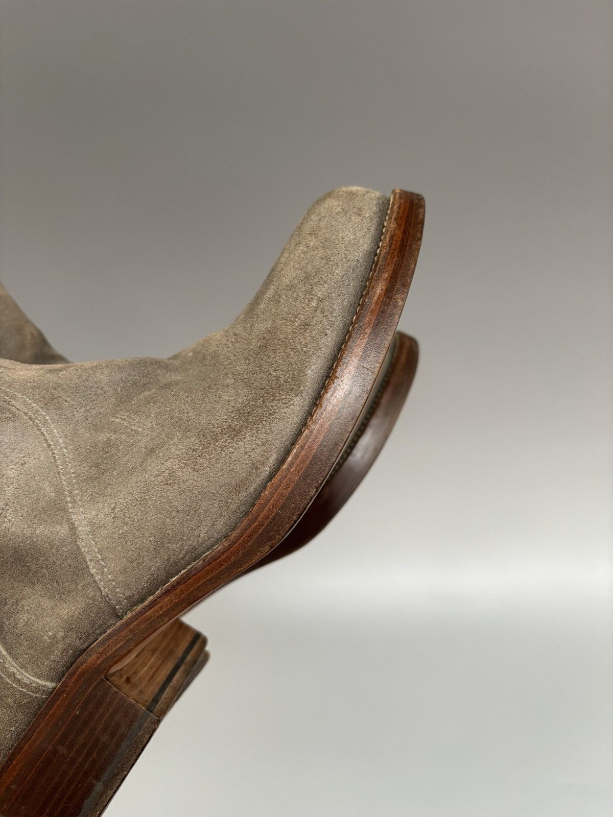 Hermes F/W 2000 Hermes by Margiela Distressed Knee High Boots Size US 8 / IT 38 - 21 Thumbnail