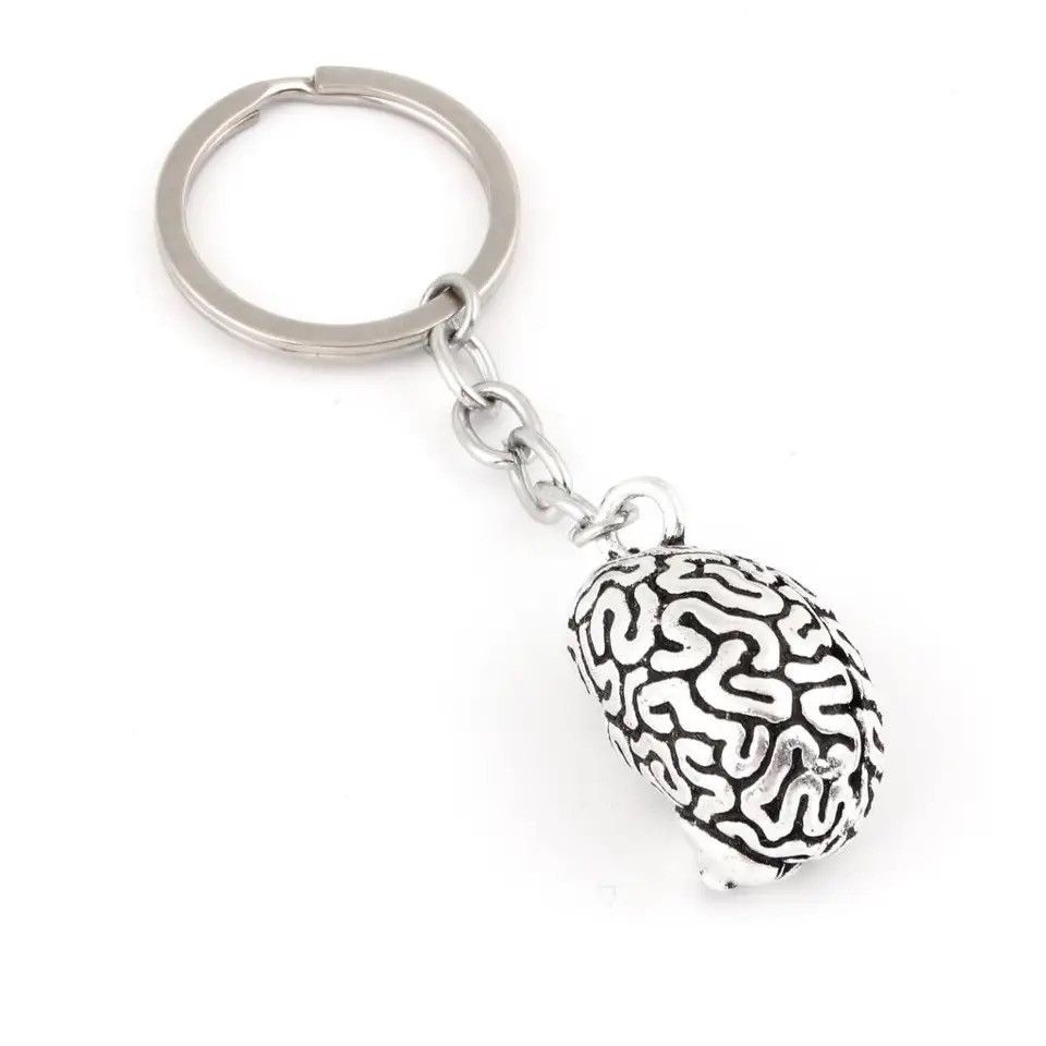 Vintage Vintage Brain Pendant Keychain Size ONE SIZE - 2 Thumbnail