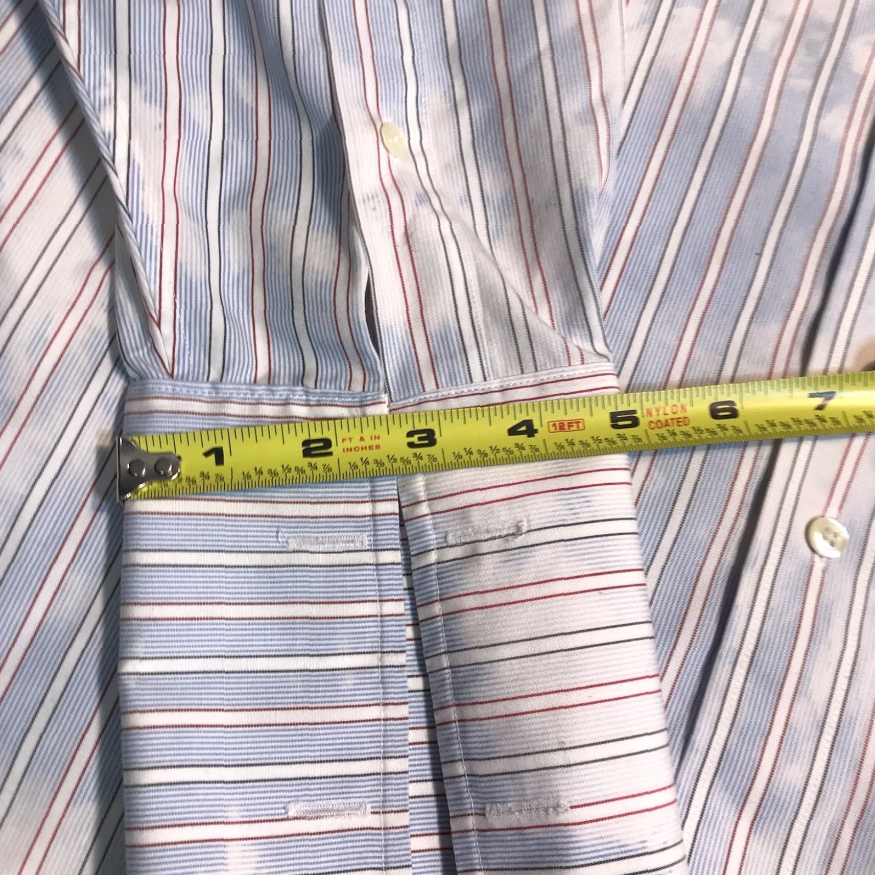 Brooks Brothers Brooks Brothers Shirt 16 Regular Blue White Tie Dye Acid Wash Button-Down Collared Long Sleeve Button-Up Mens USA Retro Colorful Classic Size US L / EU 52-54 / 3 - 7 Thumbnail