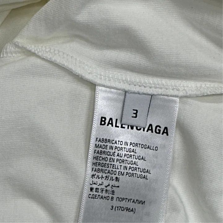 Balenciaga Balenciaga Long Sleeve Logo Tee for Men 0079-2507 Size US L / EU 52-54 / 3 - 4 Thumbnail