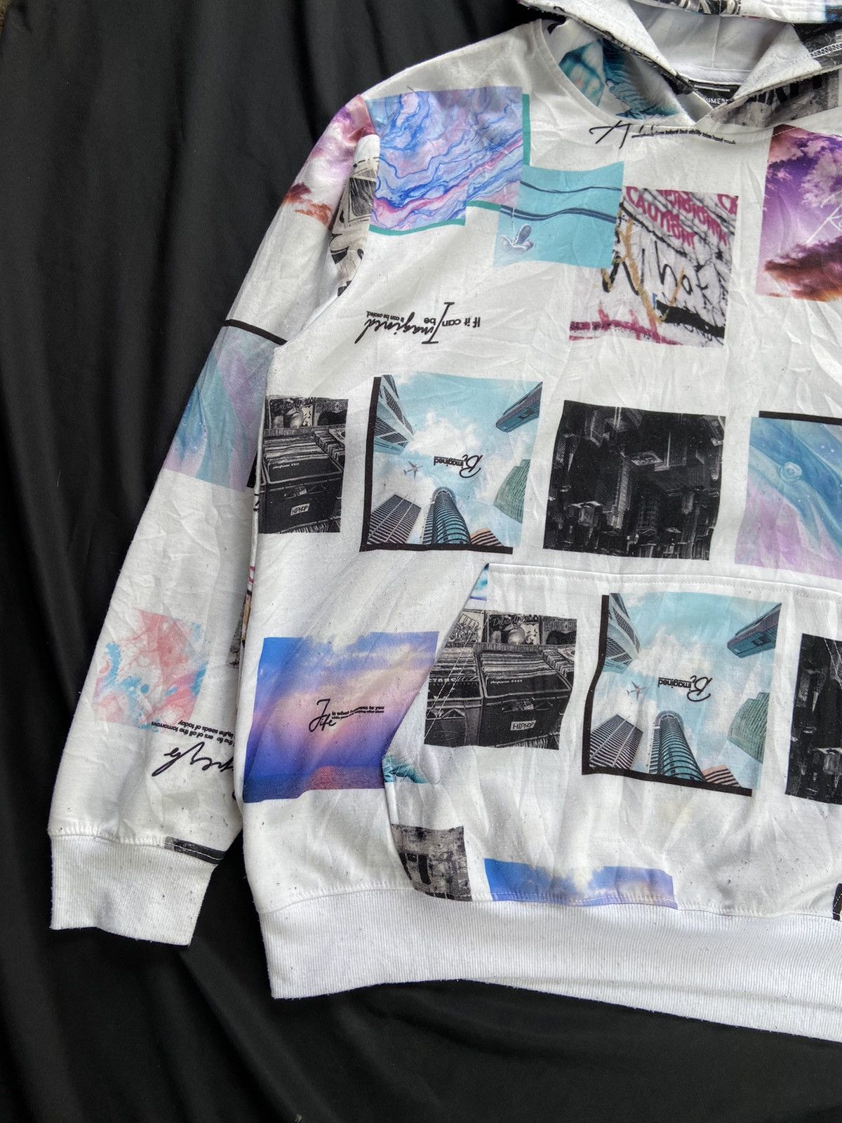 If Six Was Nine × Japanese Brand × Le Grande Bleu (L.G.B.) BEAUMERE SKATEBOARD IF IT CAN BE IMAGINED CREATED HOODIE Size US L / EU 52-54 / 3 - 3 Thumbnail