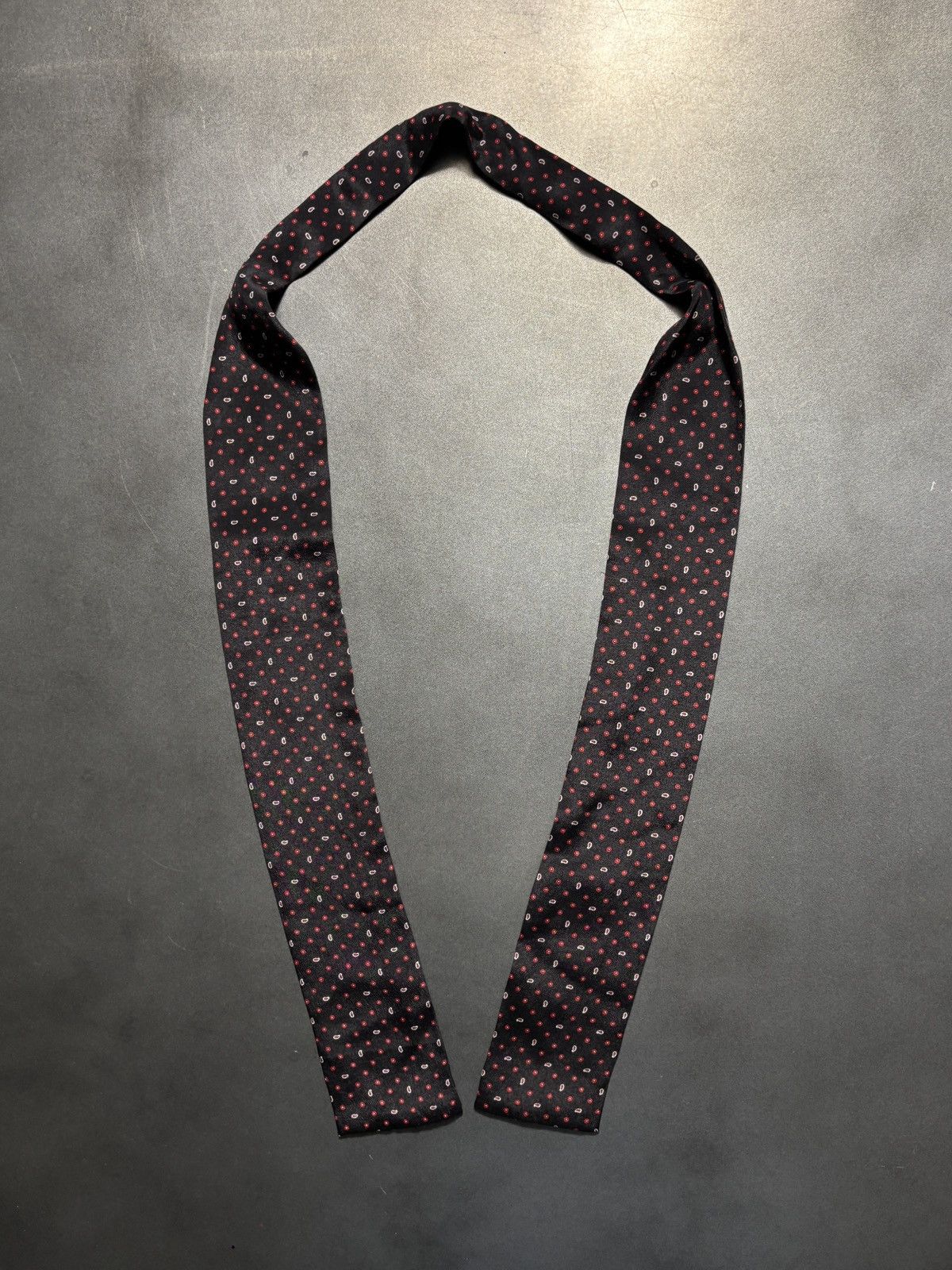 Vicky Davis Vintage Slik Cravat Bowtie Ascot Neckerchief Vicky Davis Tie Size ONE SIZE - 2 Thumbnail