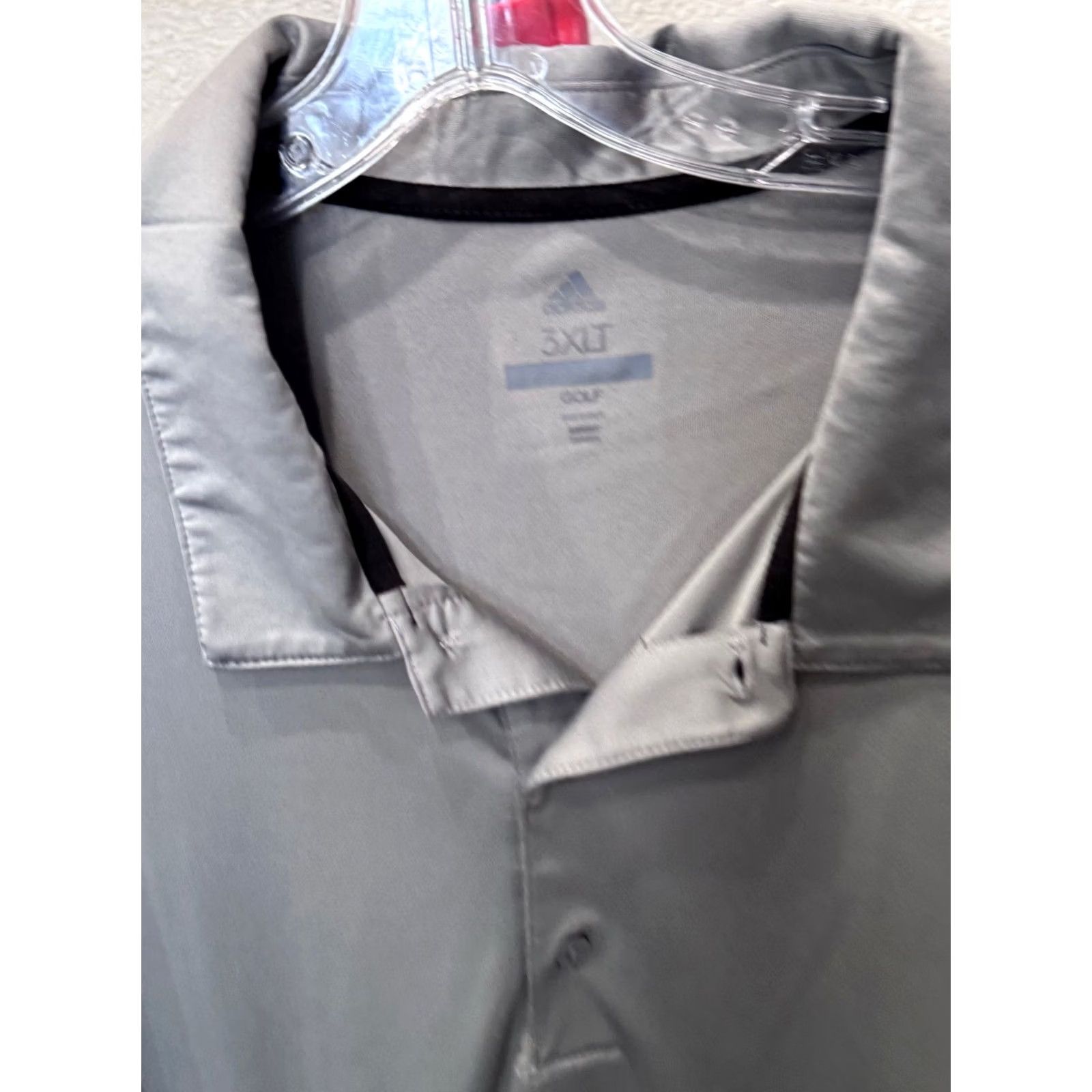 Adidas Adidas Gray Golf POLO SHIRT Poly 3XLT Mens Size US XXL / EU 58 / 5 - 4 Thumbnail