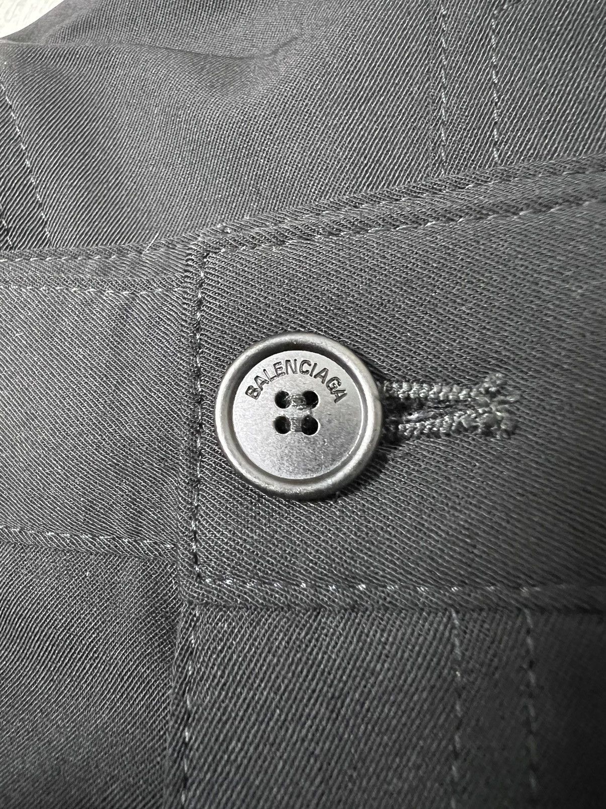 Balenciaga Balenciaga - S/S 21’ - Wide Leg Wool Slacks Size US 30 / EU 46 - 6 Thumbnail