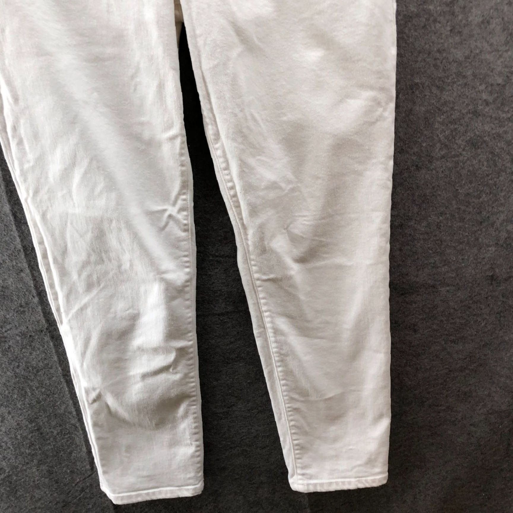 Gap Gap Girlfriend Mid Rise Jeans Womens 8 29 White Stretch Size 30" / US 8 / IT 44 - 4 Thumbnail
