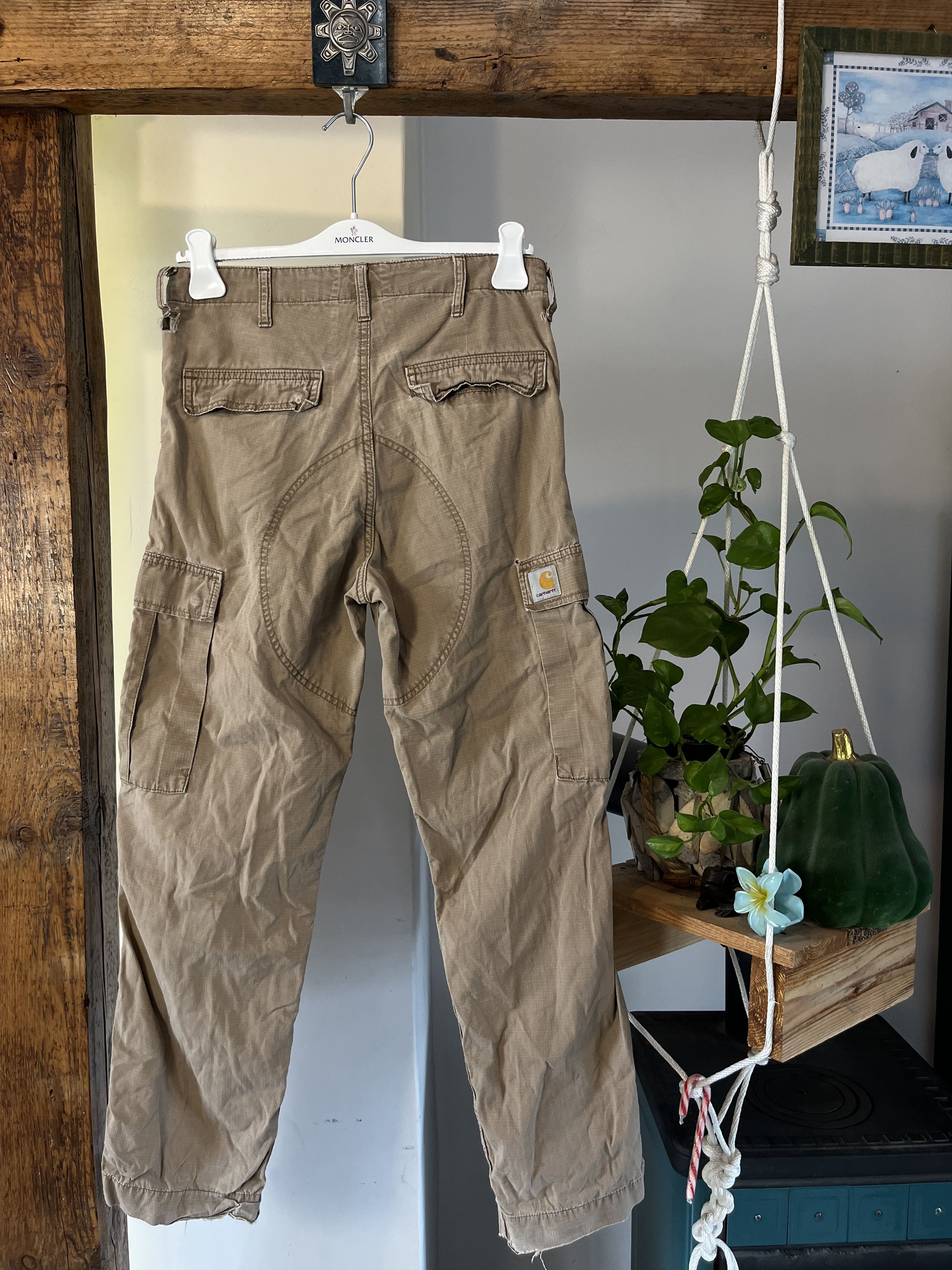 Carhartt Vintage Y2K Carhartt WIP Regular Cargo Pants Military Size US 29 - 1 Thumbnail
