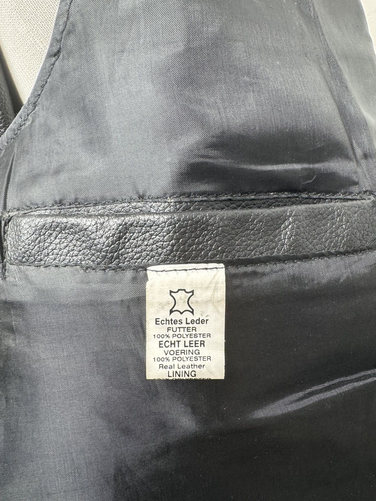 Vintage Vintage Real Leather Retro Bike Vest Jacket size L Size US XL / EU 56 / 4 - 7 Thumbnail