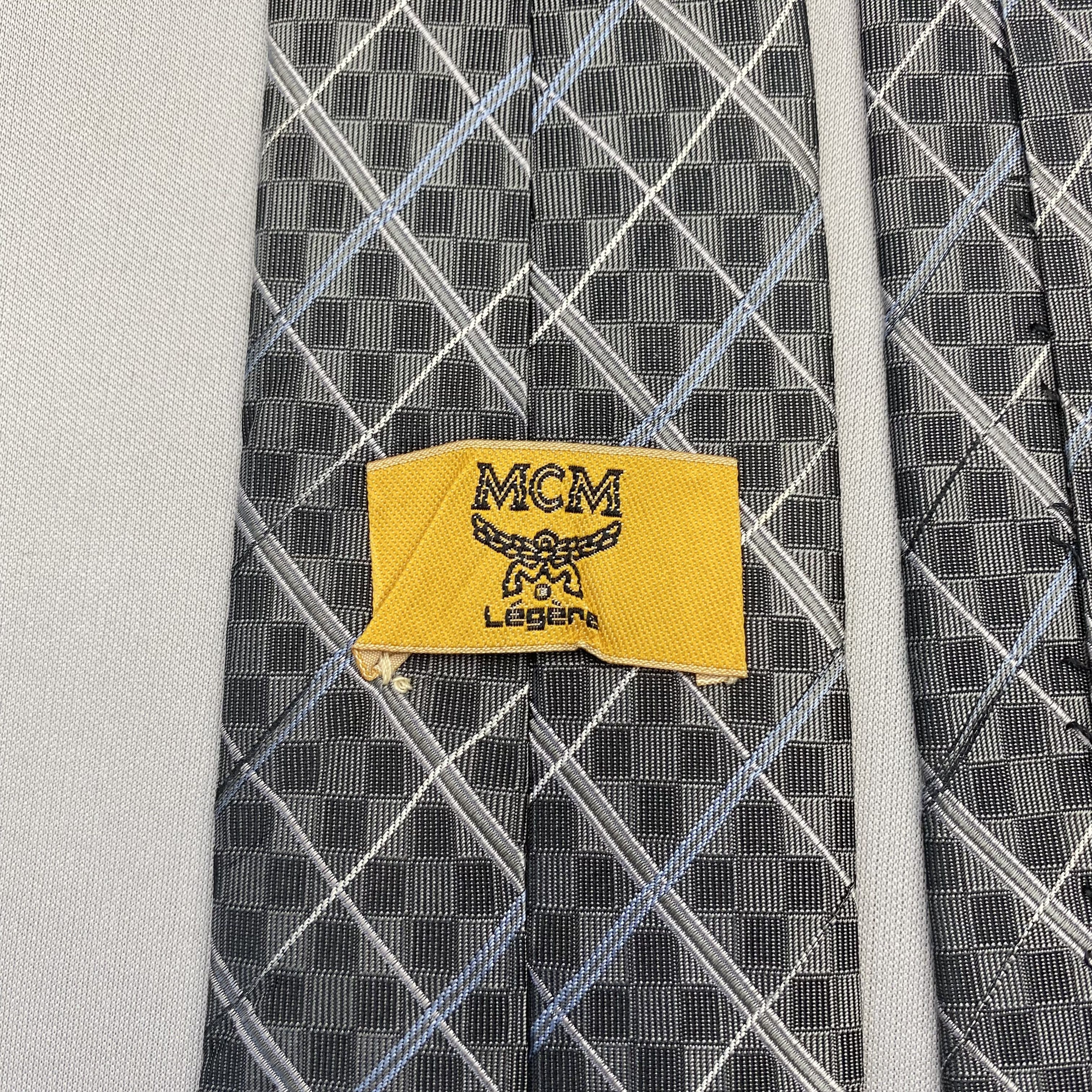 Japanese Brand Vintage MCM SILK Necktie Cravate Pure Silk Neck Tie Size ONE SIZE - 8 Thumbnail