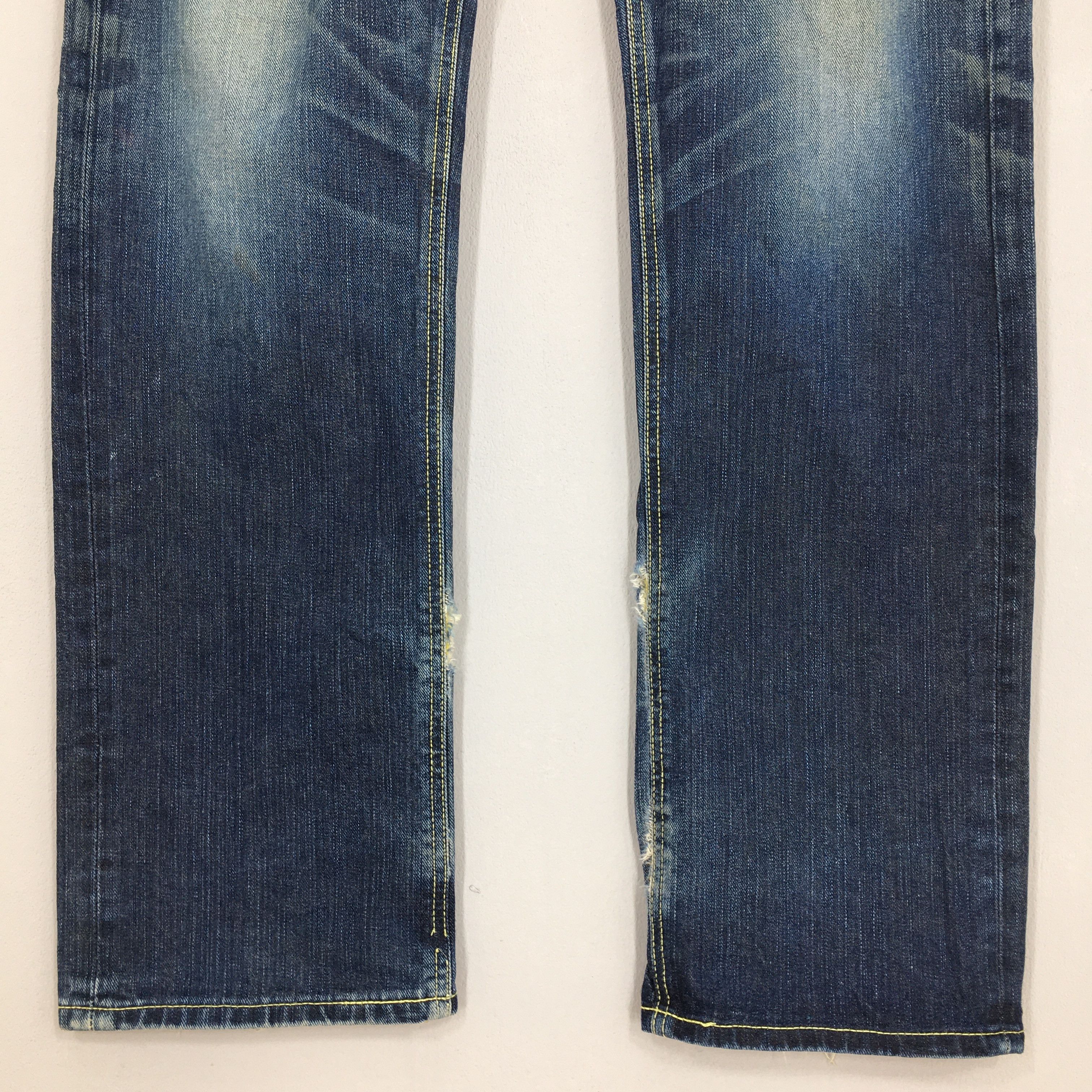 Lee Size 34x33 Vintage 90s Lee Riders Blue Stonewash Jeans S190 Size US 34 / EU 50 - 4 Thumbnail
