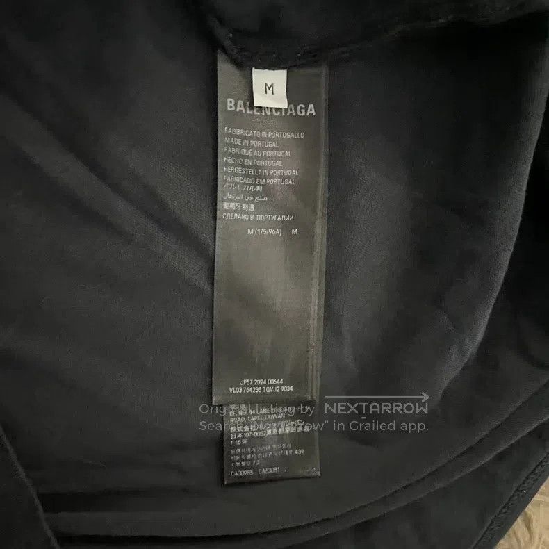 Balenciaga Balenciaga Logo Letter Printed Short Sleeve T-Shirt Size US M / EU 48-50 / 2 - 4 Thumbnail