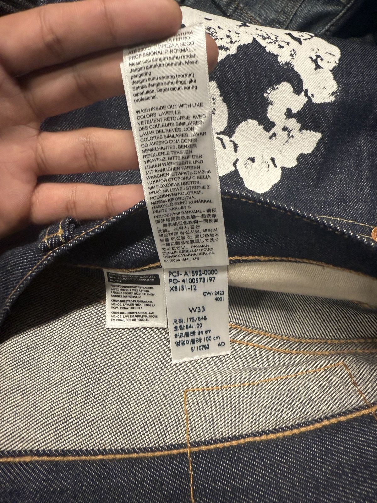 DENIM TEARS Denim Tears Selvedge Size US 33 - 8 Thumbnail