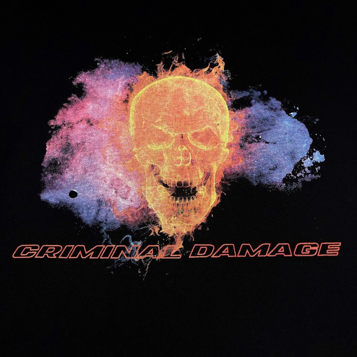 Criminal Damage Criminal Damage Flaming Skull T-Shirt Size US M / EU 48-50 / 2 - 4 Thumbnail