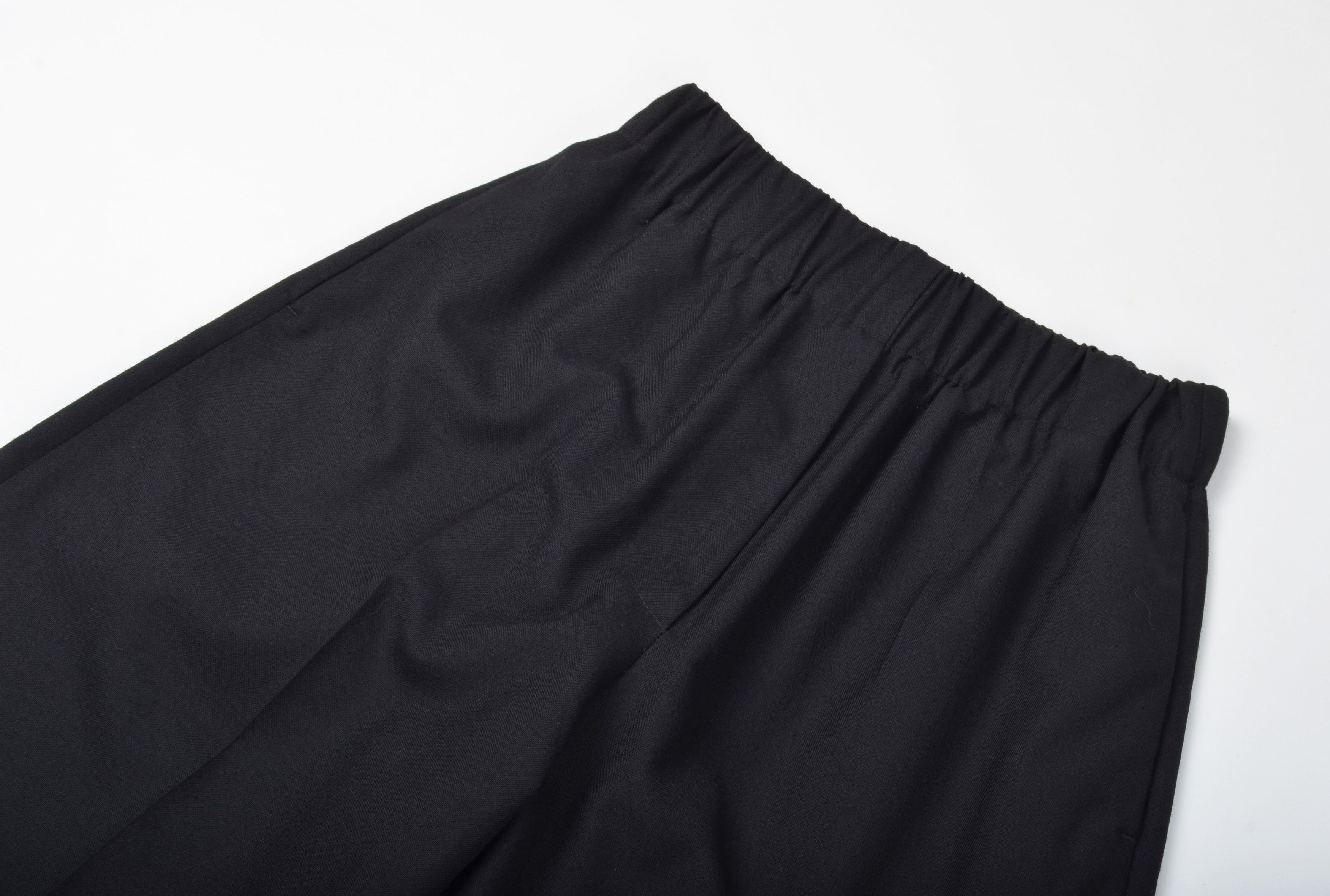 Loewe Loewe Black Wool Wide Leg Cropped Culottes Trousers Pants Size 24" / US 00 / IT 34 - 5 Thumbnail