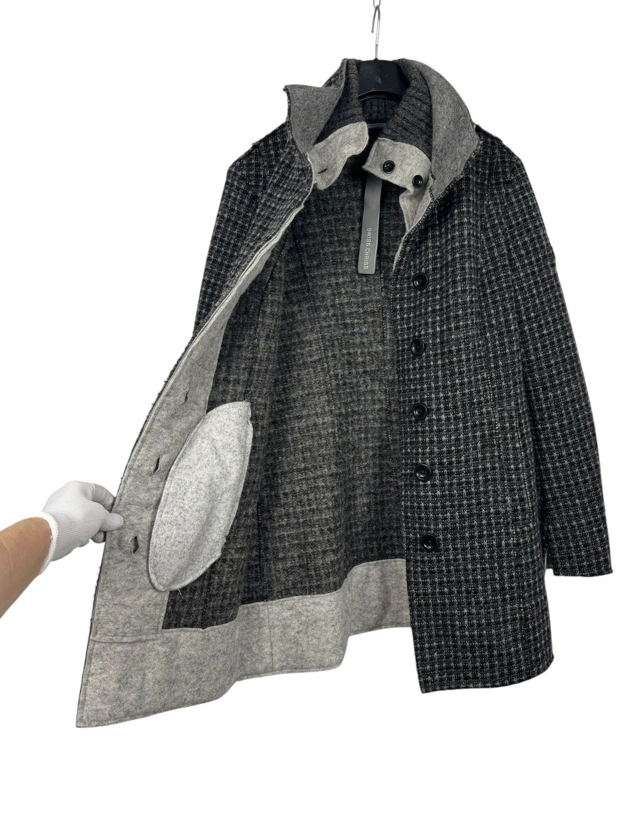 Other Swiss Chriss Wool Knit Coat size 46 Size L / US 10 / IT 46 - 13 Thumbnail