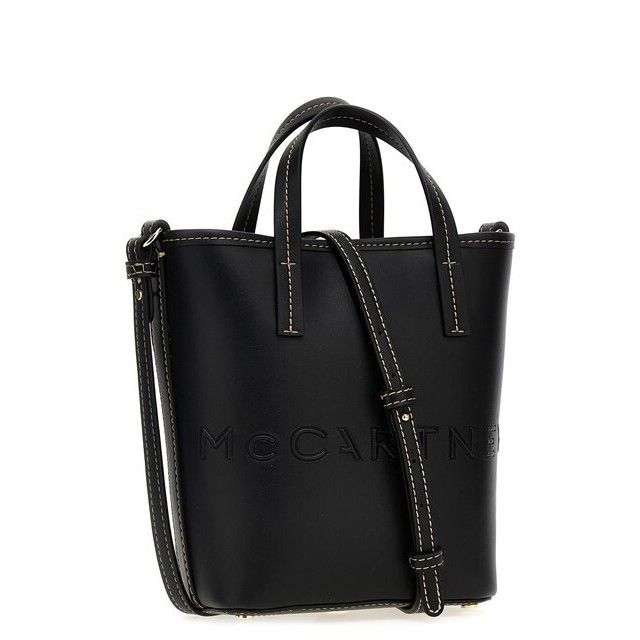 STELLA MCCARTNEY Black Small Bucket Bag New