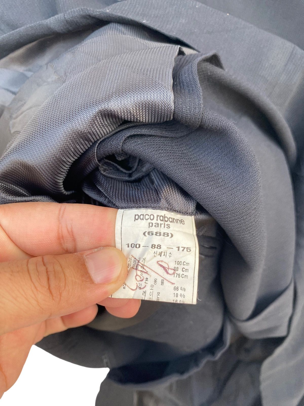 Japanese Brand Paco Rabane Blazer Jacket Size 42R - 3 Thumbnail