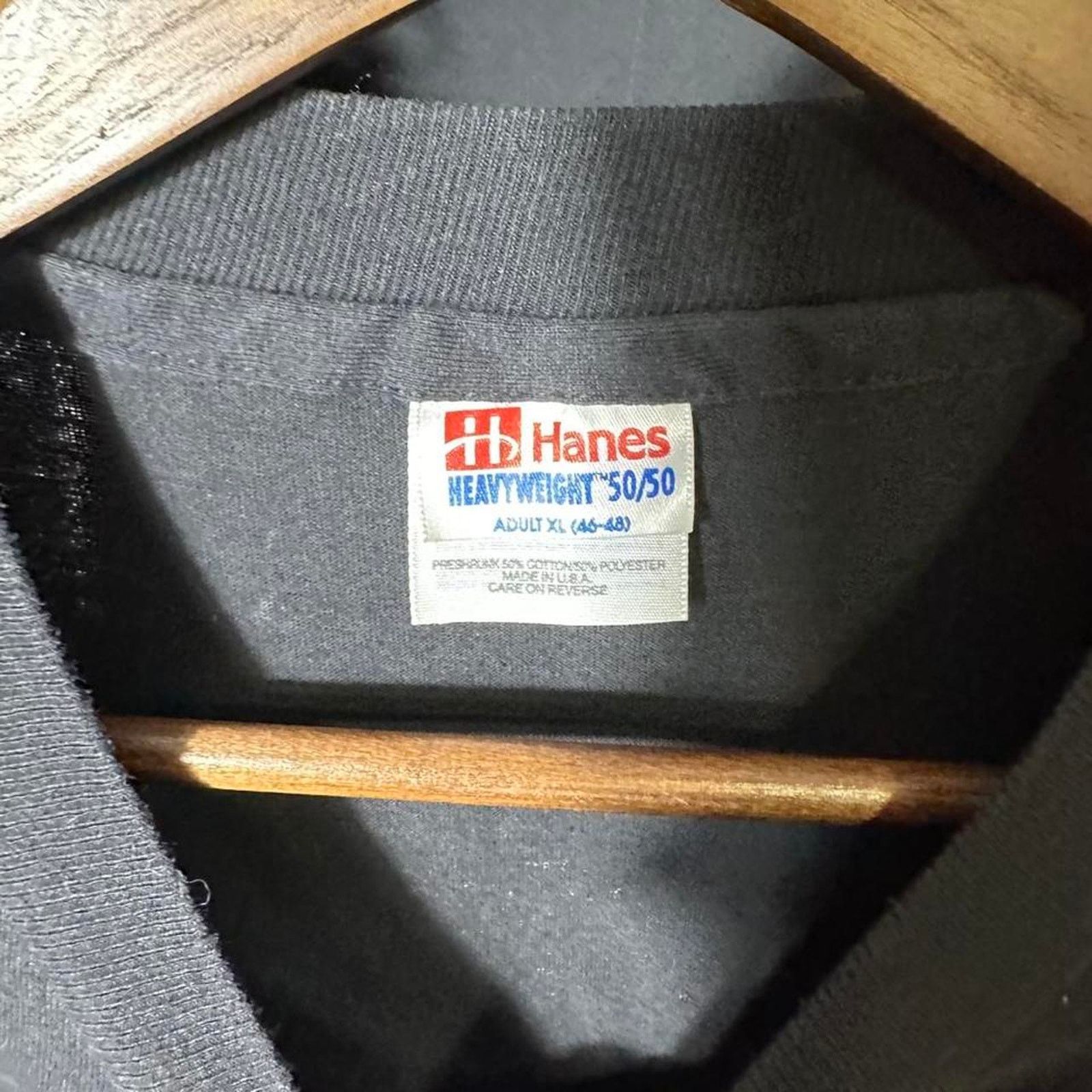 Hanes Vintage 90s Single Stitch Royal Flush Poker Tee Men XL Shirt Size US XL / EU 56 / 4 - 3 Thumbnail