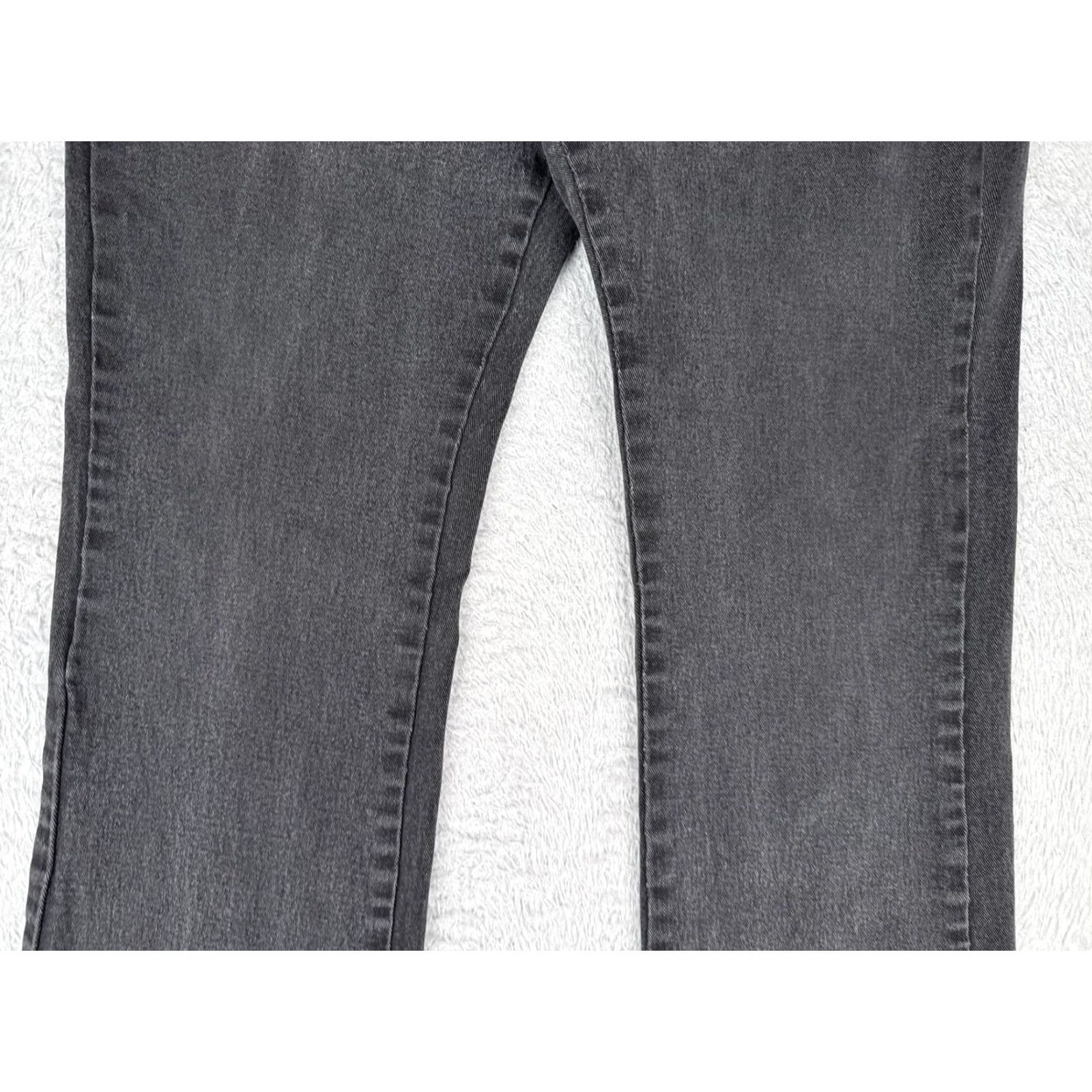 Denime VINTAGE U-51 Jeans Womens 16 Gray Black Wash Bootcut Stretch Denim Five Pocket Zip Fly Size 38" / US 16 / IT 52 - 3 Thumbnail