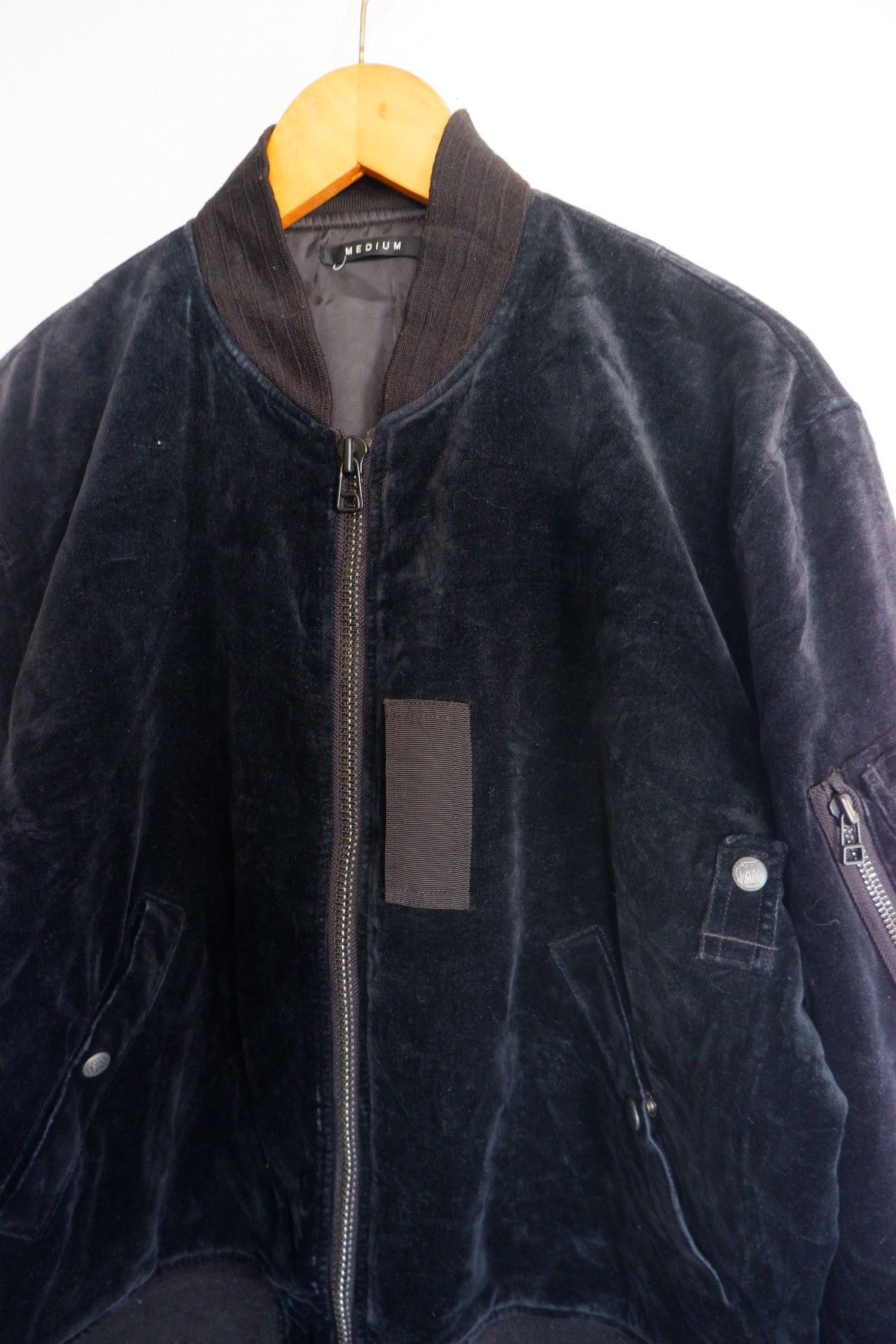 Japanese Brand Vintage Turbine Velvet Bomber Jacket Size US M / EU 48-50 / 2 - 3 Thumbnail