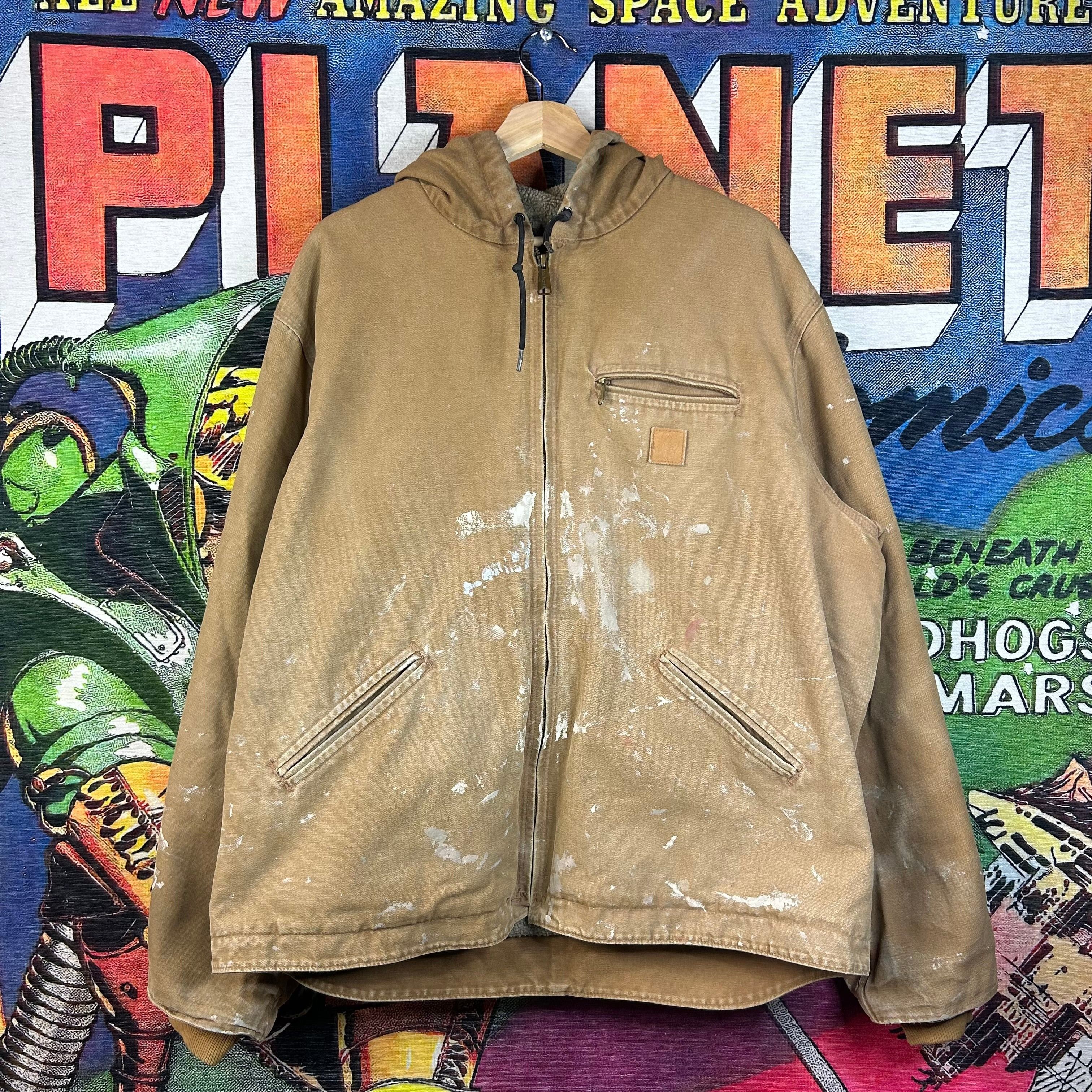 Carhartt Carhartt Paint Splattered Hooded Jacket Size XL Size US XL / EU 56 / 4 - 1 Thumbnail
