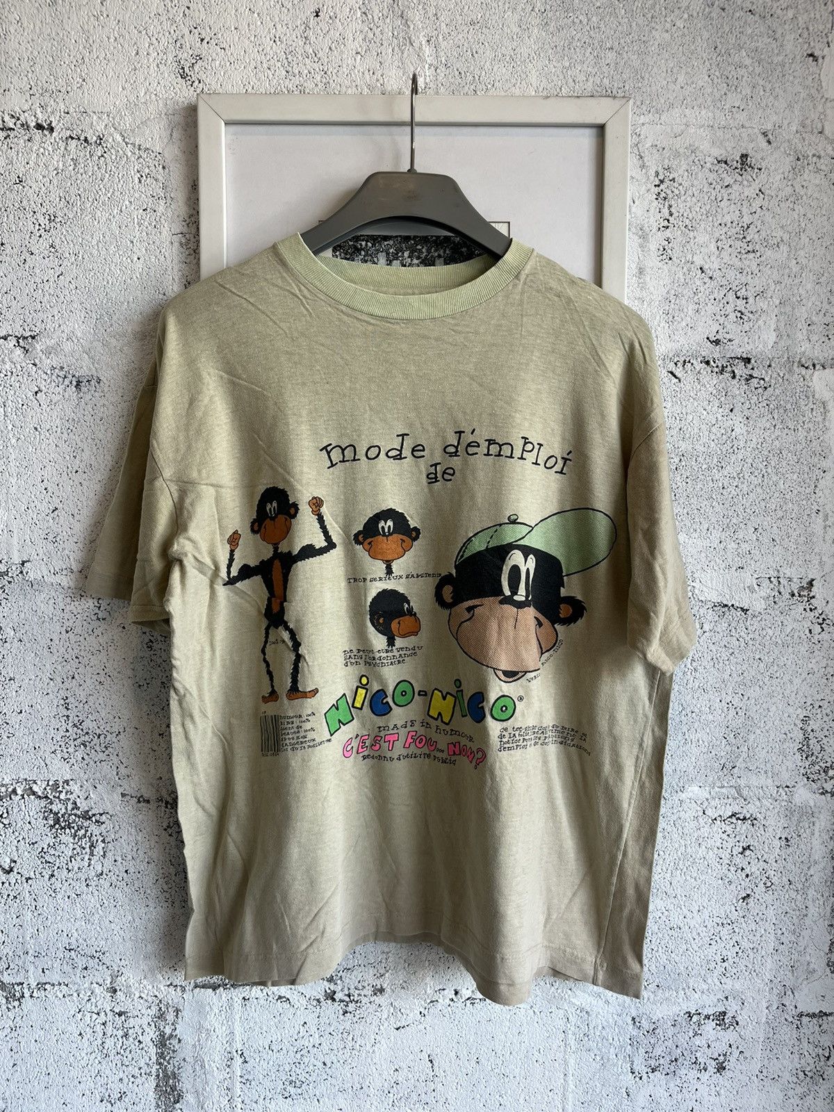 Vintage Vintage Nico-Nico Character made in humour Fashion Art 90’s Size US L / EU 52-54 / 3 - 2 Thumbnail